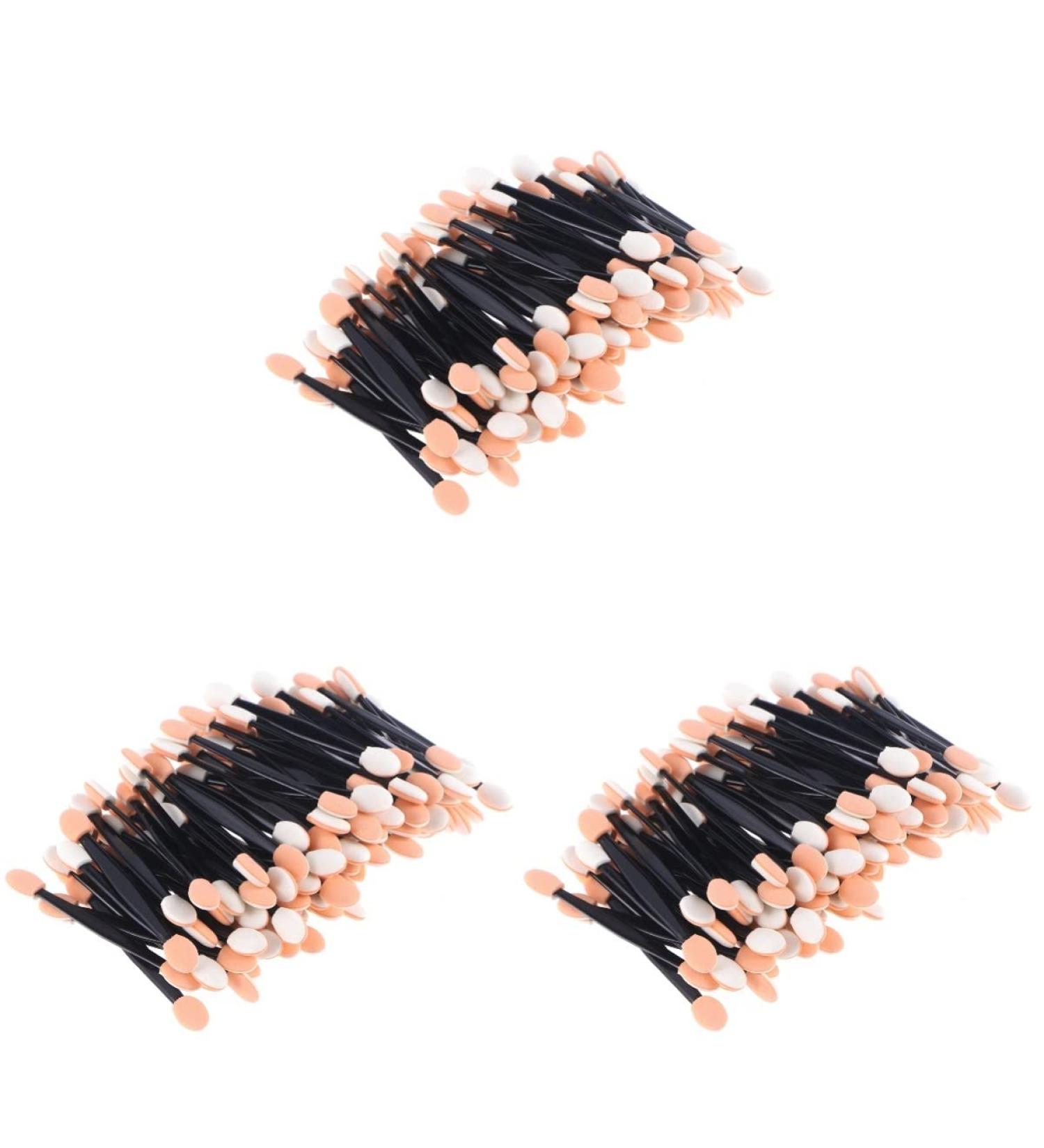 KALLORY 300 Pcs Double Sided Makeup Cosmetics Eyeshadow Sponge Eye Shadow Accessories 1 count (Pack of 1) As Shownx3pcs - Buy Online on GoSupps.com