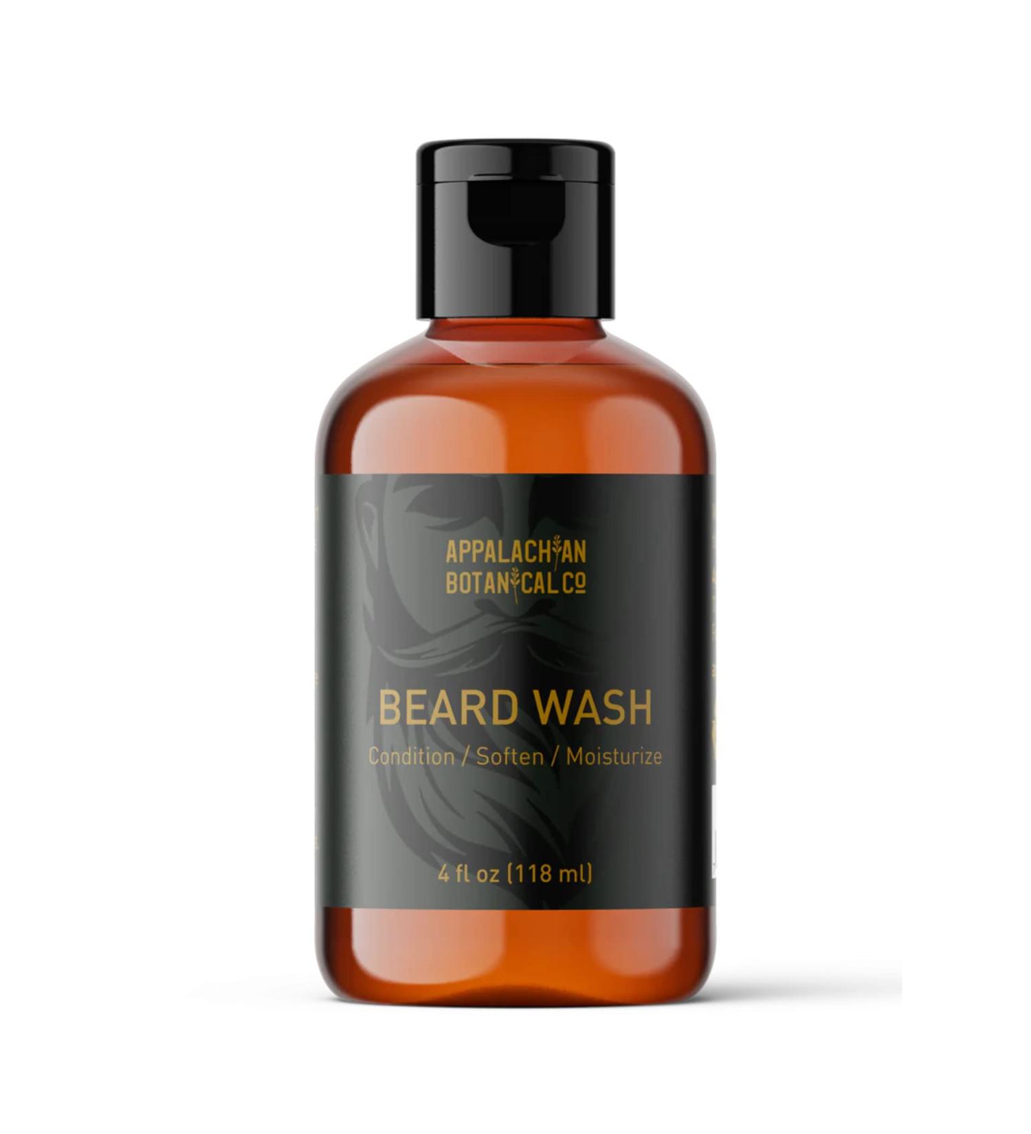 Beard Wash for Men - 4 fl oz Beard Shampoo & Conditioner | Nourishing Beard Soap for Ultimate Grooming - Buy Online on GoSupps.com