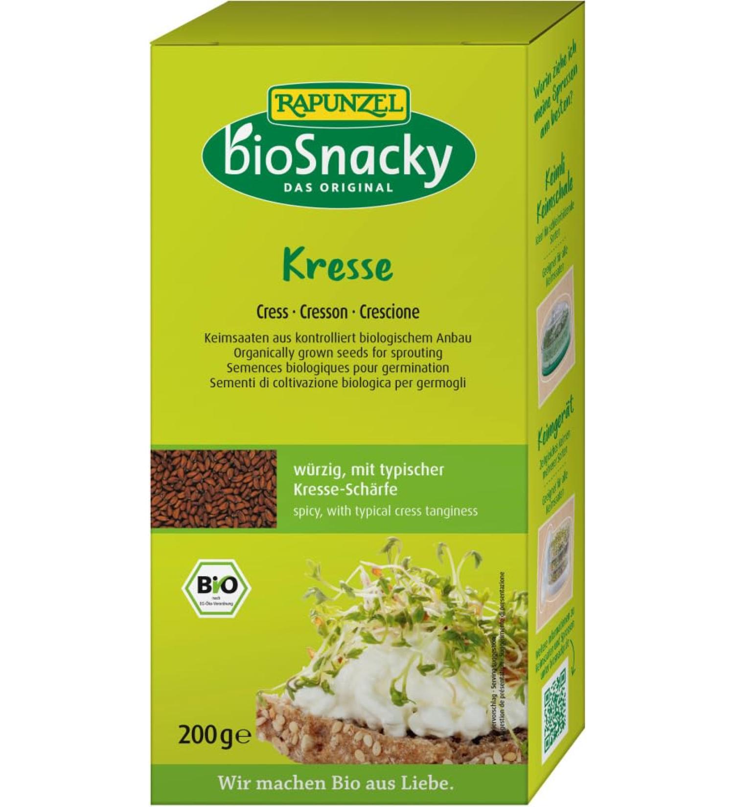 Rapunzel Naturkost AG Rapunzel cress bioSnacky 2 x 200 g 200 g pack of 2