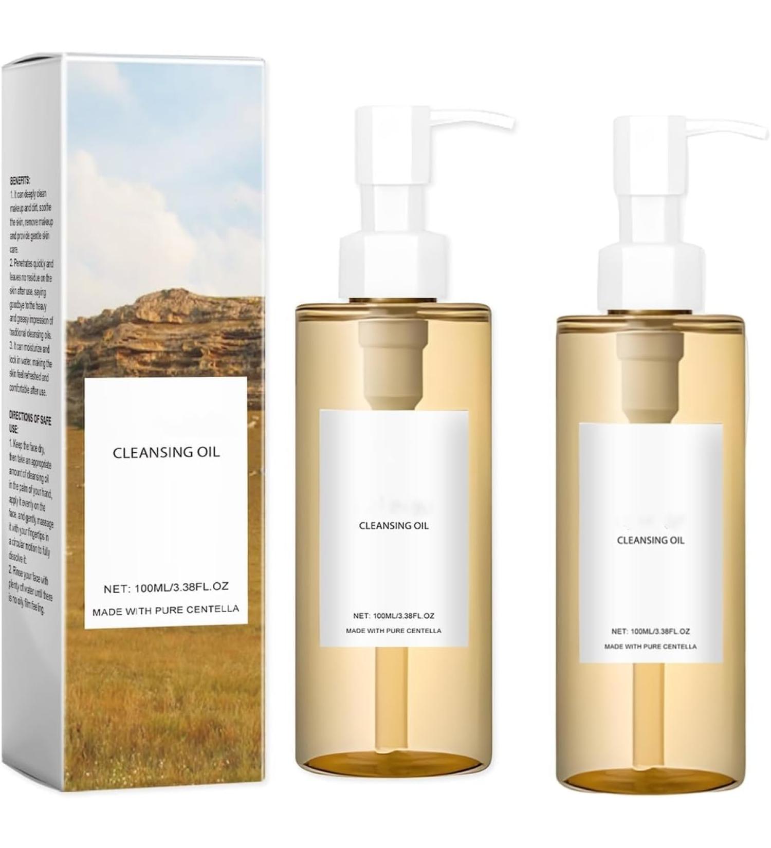 SAISAIXU Makeup Remover Oil Centella Light Cleansing Oil Natural Oil Cleanser Gentle Facial Cleansing Oil Deep Pore Cleansing Fresh Cleansing Effect - Buy Online on GoSupps.com