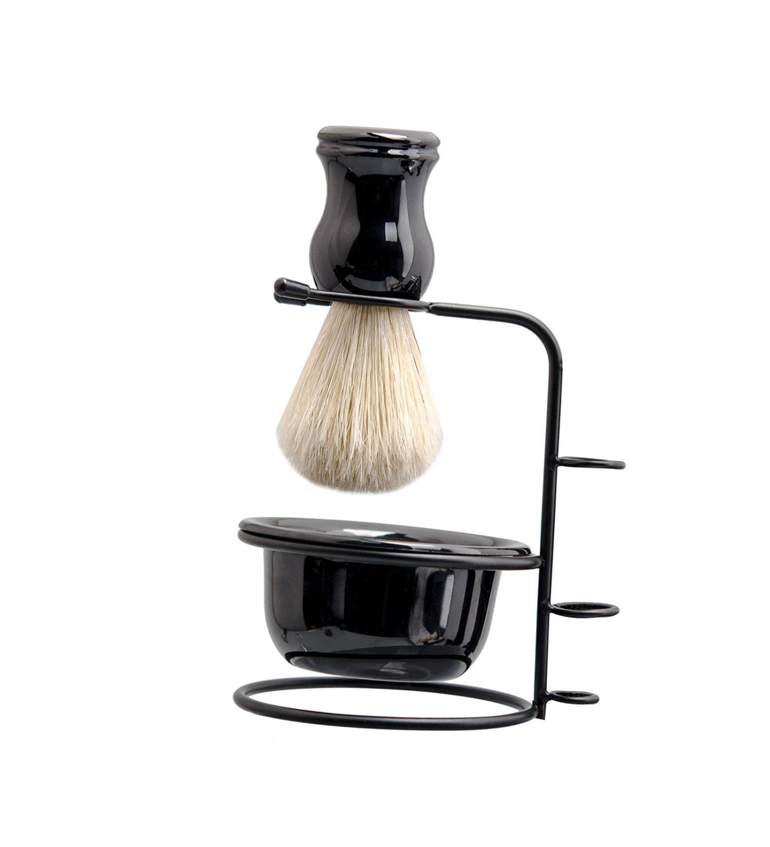 Premium Generic Shaving Set with Soap Dish & Manual | International Shipping Available - Buy Online on GoSupps.com