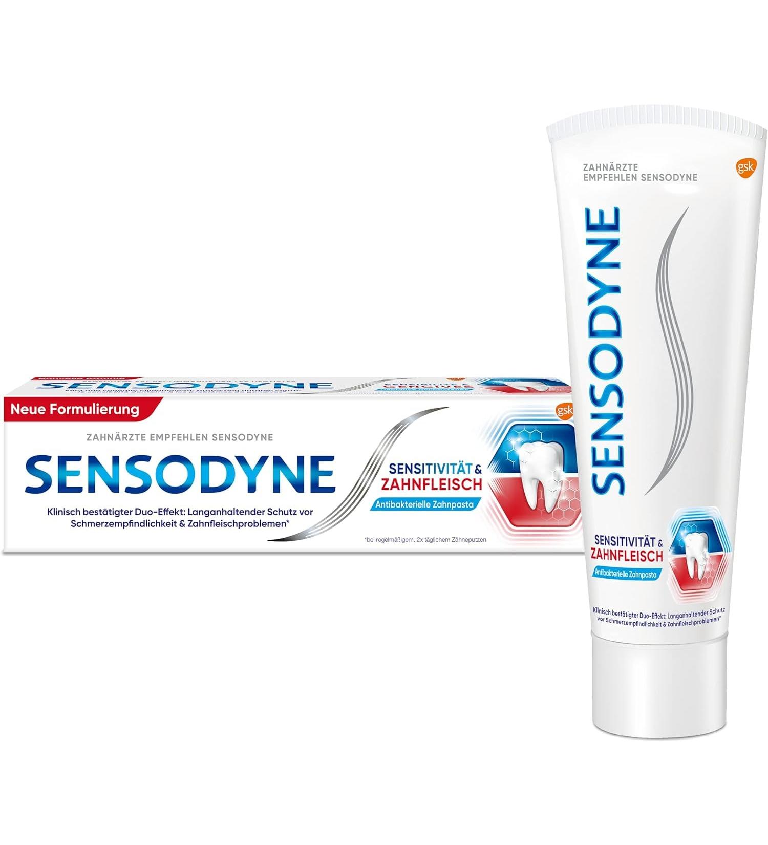 Sensodyne Sensitive Teeth & Gums Toothpaste 75ml - Enhance Gum Health & Reduce Pain Sensitivity - Buy Online on GoSupps.com