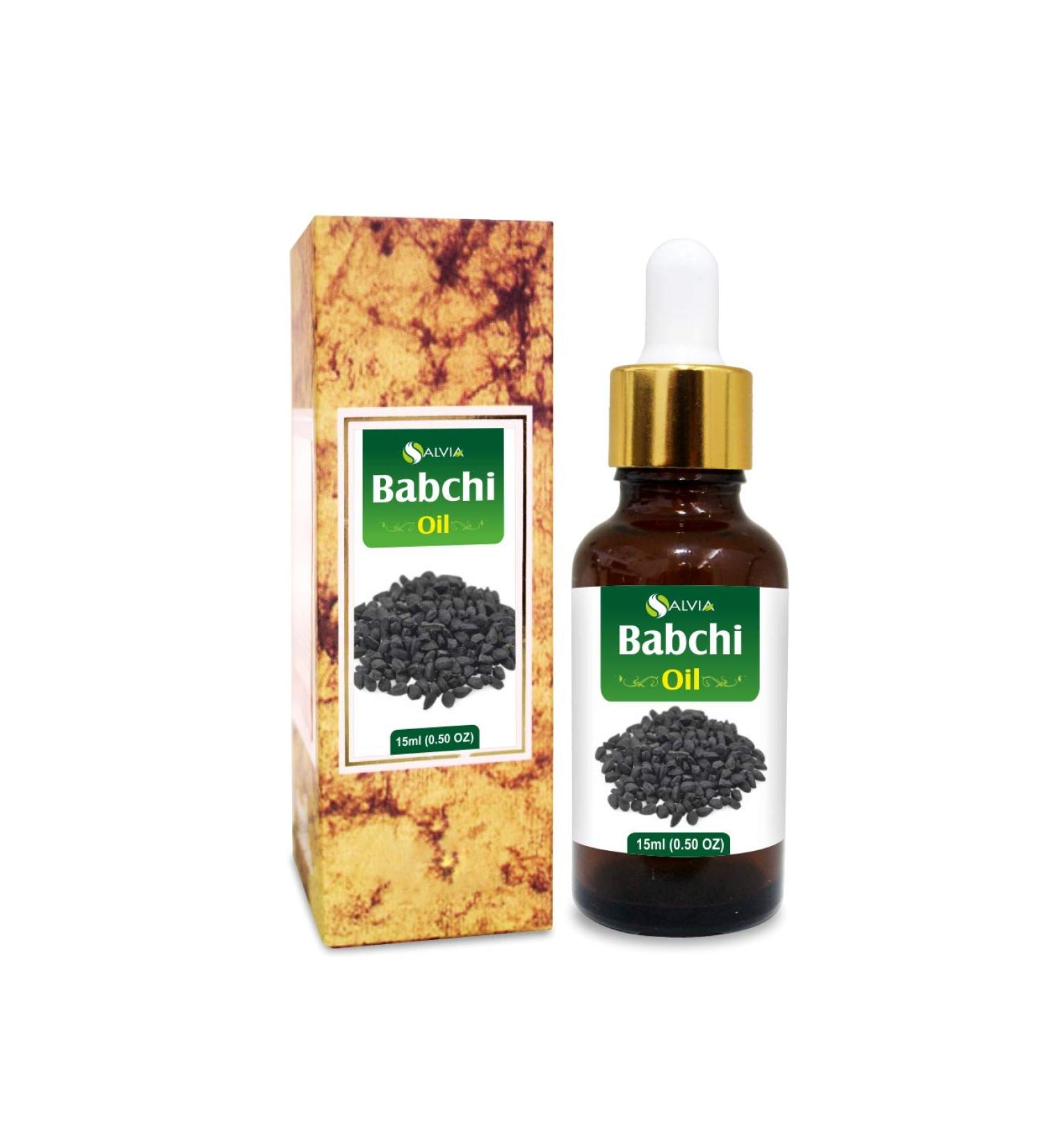 Babchi Carrier Oil - 100% Pure Psoralea Corylifolia, Cold Pressed, 15ML with Dropper - Buy Online on GoSupps.com