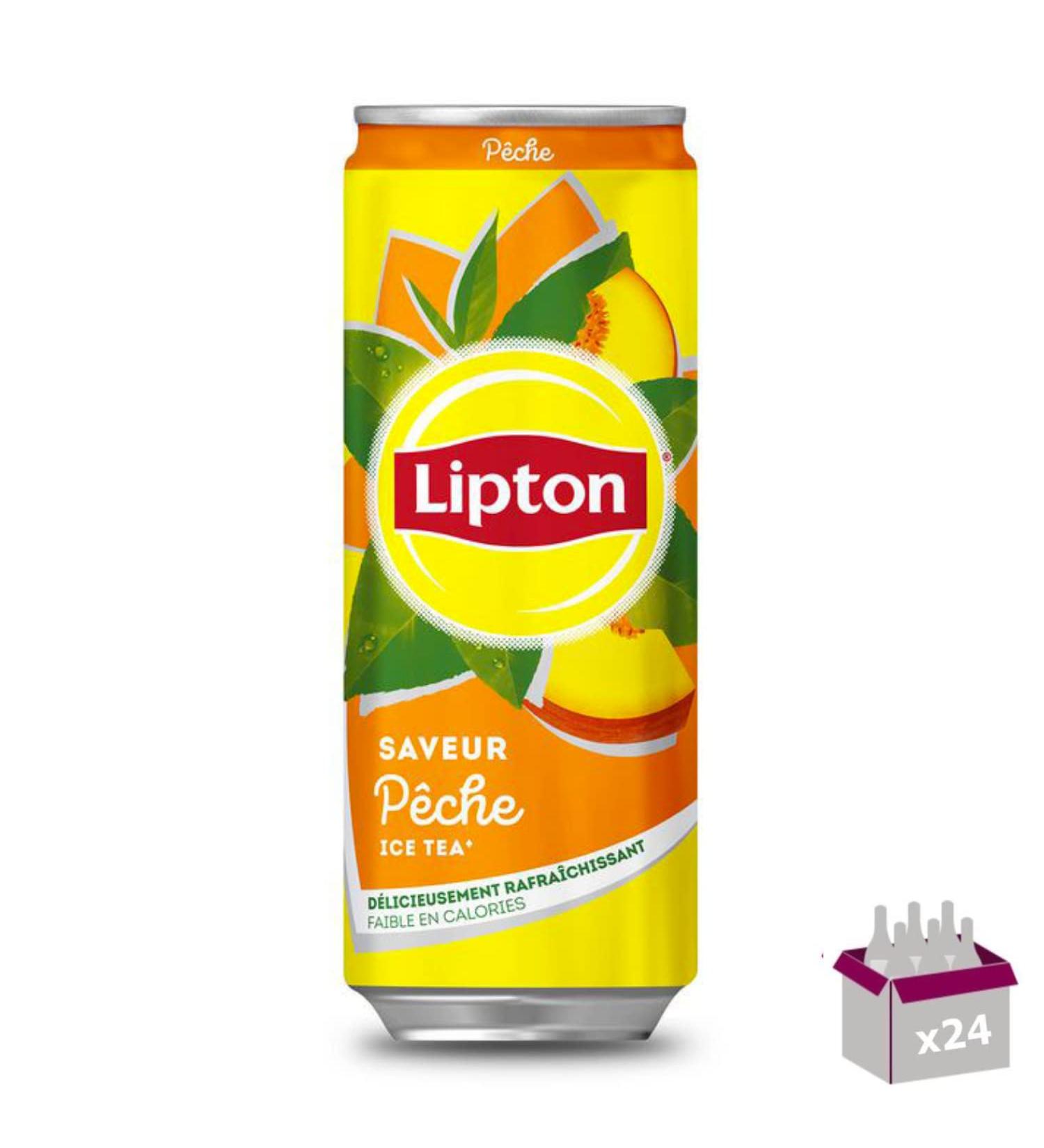 Lipton Ice Tea Peach Slim - 24 x 33 cl