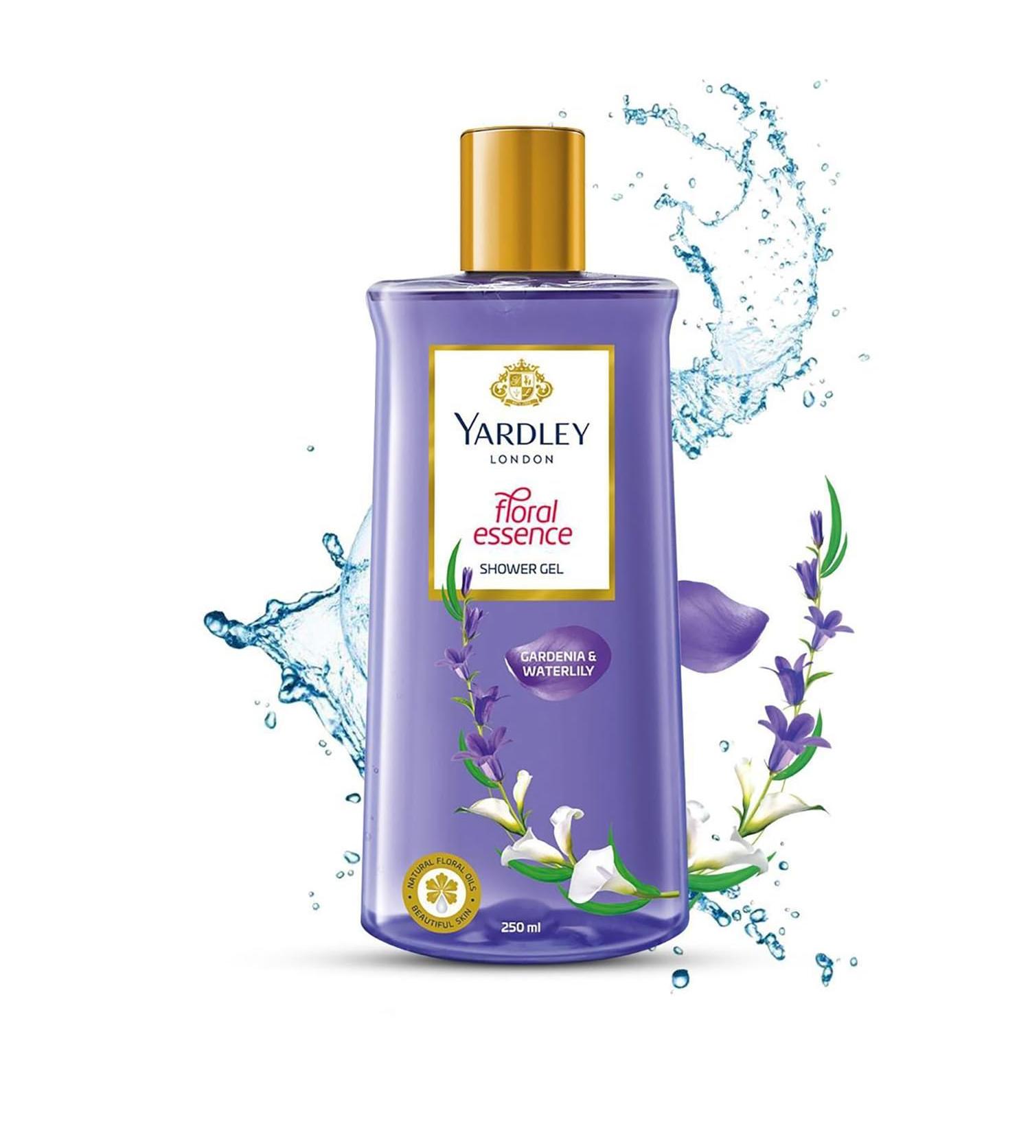 Yardley London Floral Essence Shower Gel - Gardenia & Waterlily 250ml | Buy Online Internationally - Buy Online on GoSupps.com