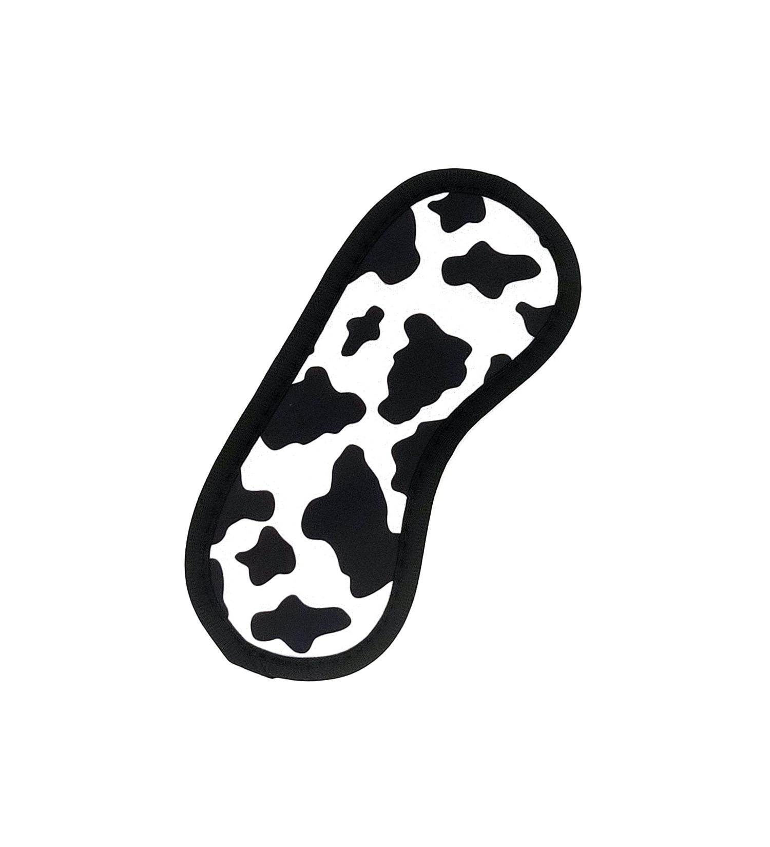 Cow Print Soft Neoprene and Velvet Sleep Mask - Buy Online on GoSupps.com