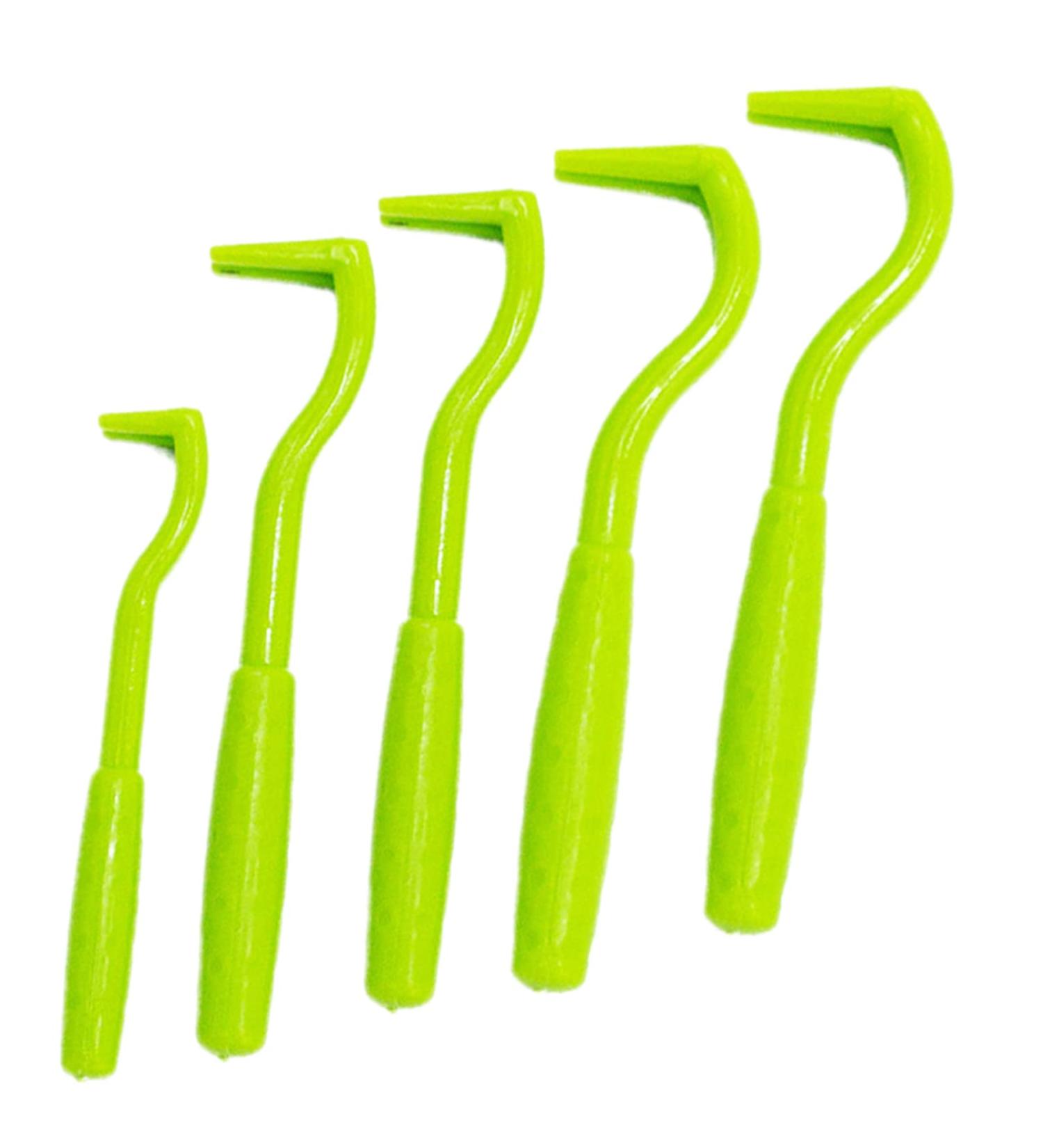 Tranquilique 5 PCS Tick Remover Tick Remover Tools for Dogs Cats Humans Flea Treatment Cat Entire Head & Body Pain-Free Tick Remover for Professional & Home 1.93+2.44+2.5inch 5/Pcs green - Buy Online on GoSupps.com