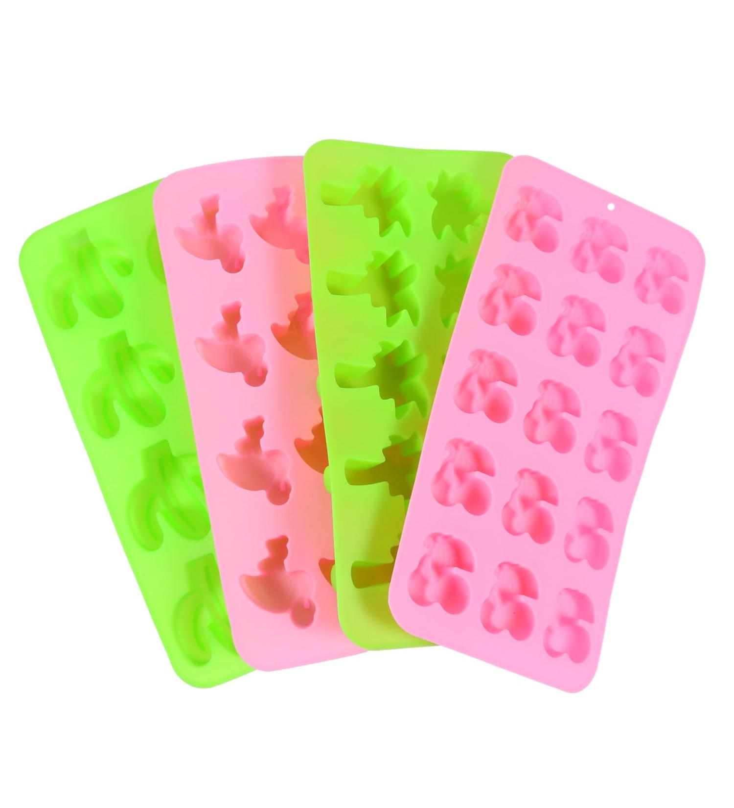 4pcs Silicone Chocolate Mold Biscuit Baking Tools Silica Gel - Buy Online on GoSupps.com