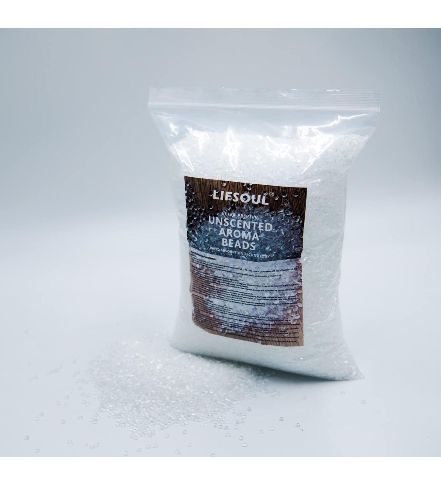 LIFSOUL 3lb Premium Unscented Aroma Beads for Car Freshies - Rapid Absorption, No Fragrance Eva Beads - Buy Online on GoSupps.com