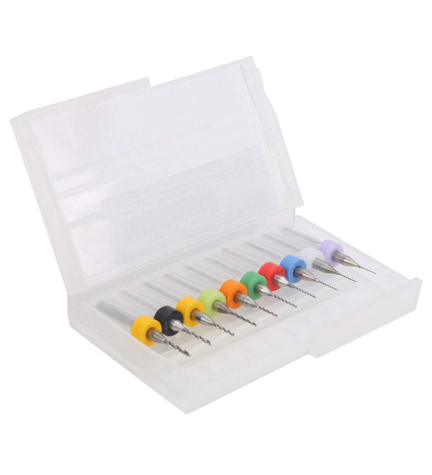 PCB Drill Bit Micro Drill Bit Set 0.31.2mm Cemented Carbide Fixed Straight Shank Circuit Board Drill Bit Straight Shank Twist Acrylic Nail Tools - Buy Online on GoSupps.com