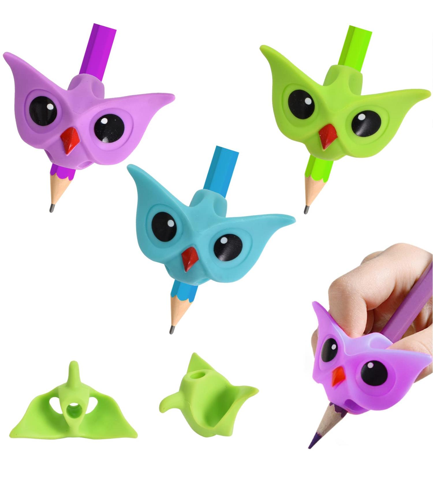 Ergonomic Pencil Handles for Children | Writing Aid & Handwriting Posture Correction Tool - Buy Online on GoSupps.com