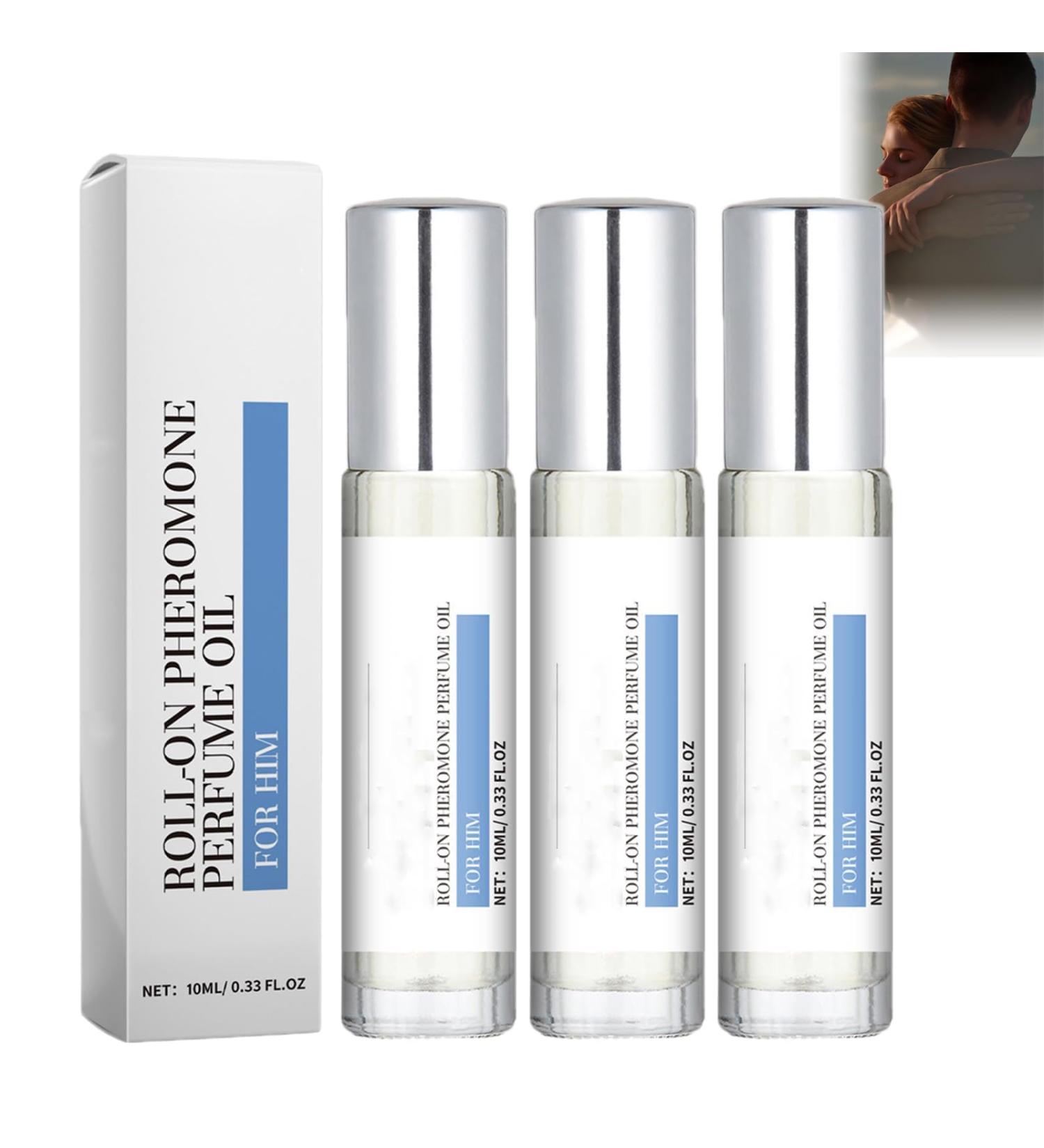 Rose Perfume for Men Valentine's Day Pheromone Cologne Perfume Oil 10ml (3pc) - Buy Online on GoSupps.com