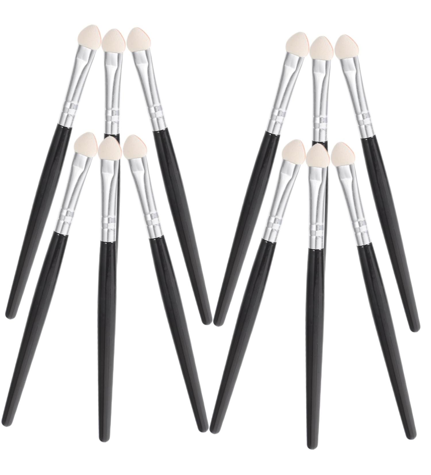 TEHAUX 48pcs Hand Tools Eyeshadow Brush Sponges for Painting Eye Shadow Brush Pigment Plastic Handle - Buy Online on GoSupps.com