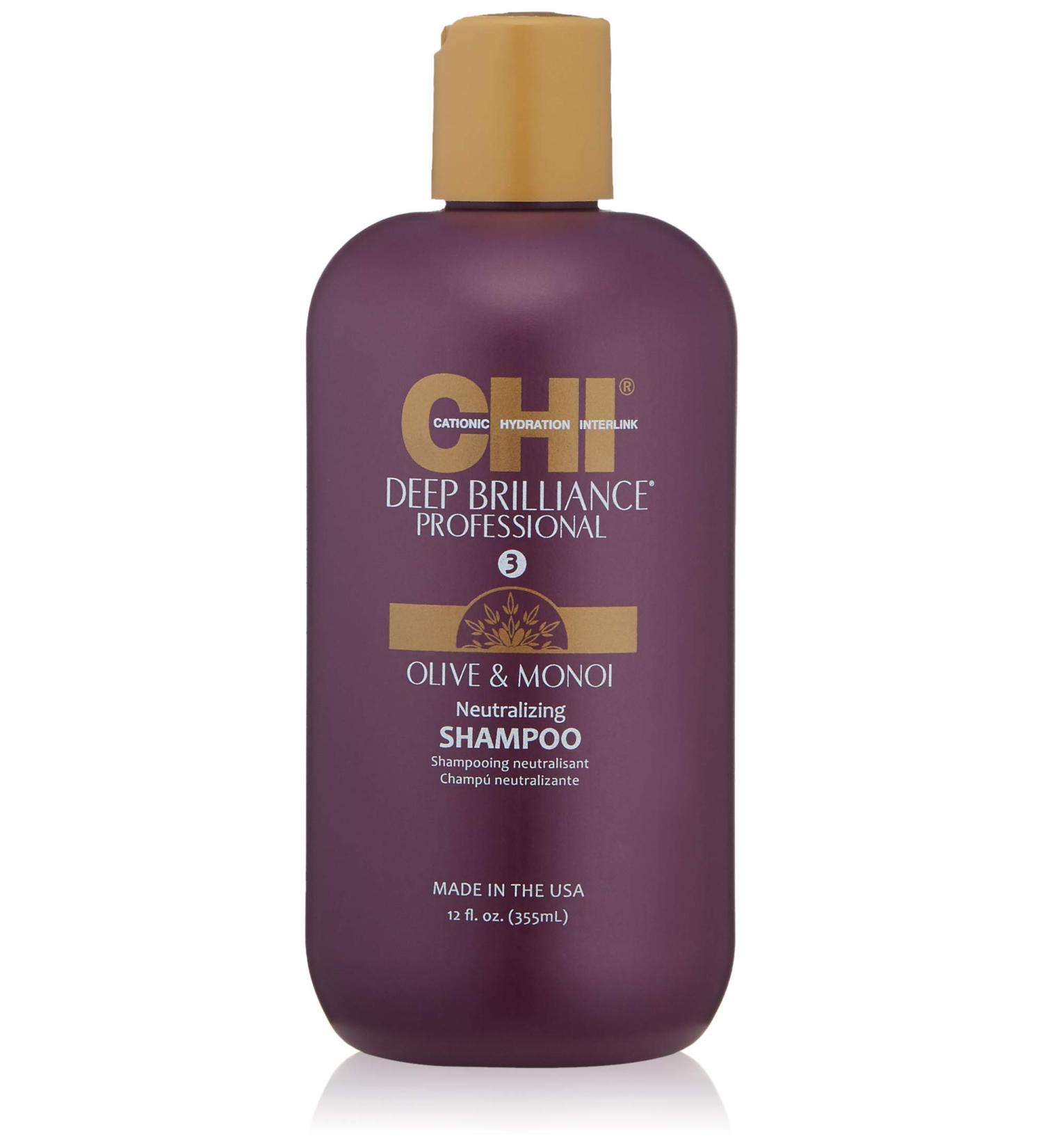CHI Deep Brilliance Neutralizing Shampoo - Sulfate Paraben & Gluten Free | 12 oz - Shop Internationally Today - Buy Online on GoSupps.com
