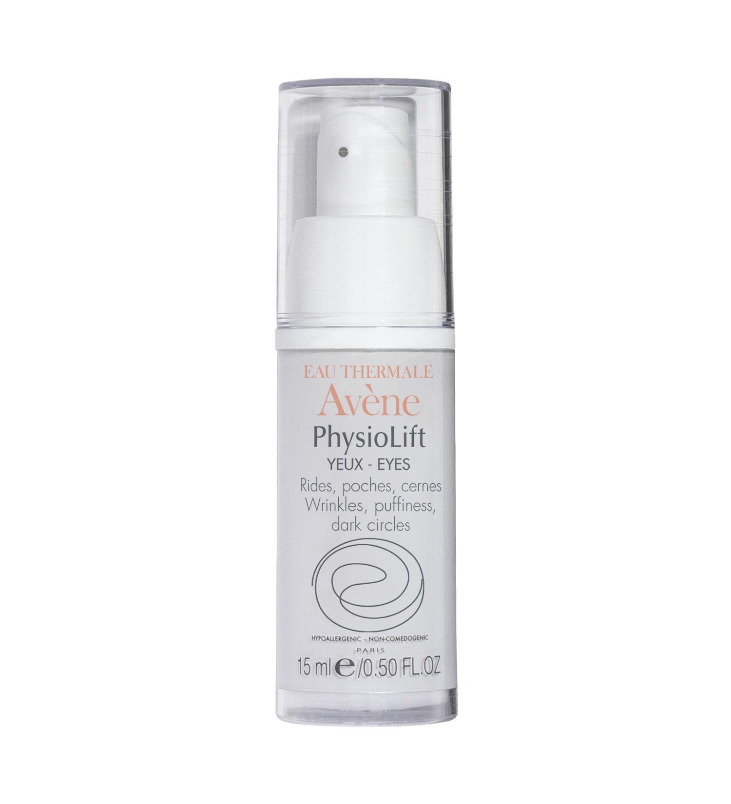 Eau Thermale Avene PhysioLift EYES 0.5 oz - Reduce Puffiness, Dark Circles & Wrinkles with Retinaldehyde - Buy Online on GoSupps.com