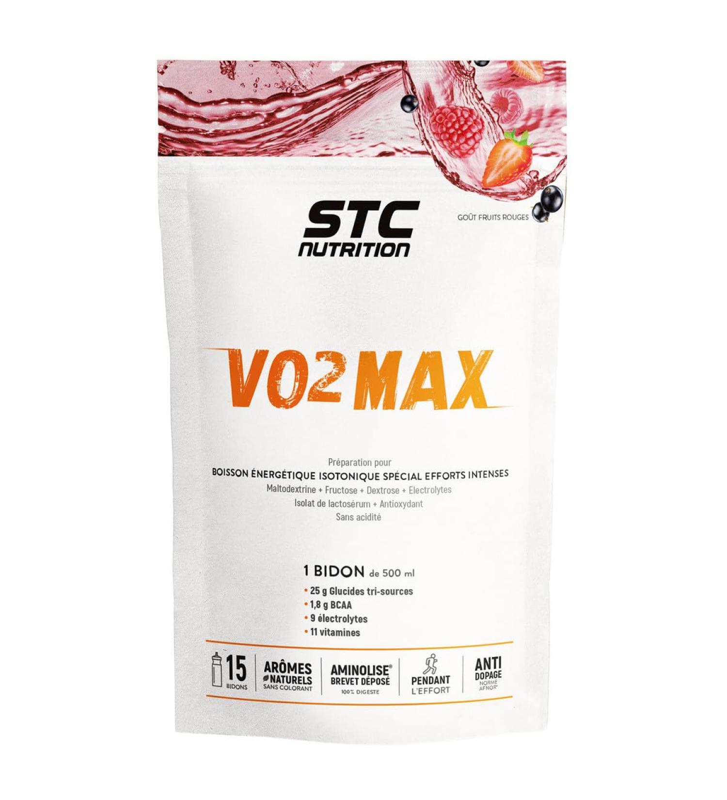 STC NUTRITION - VO2 Max - Isotonic energy drink preparation for intense efforts - Orange flavor - 15 doses - 525 g - Buy Online on GoSupps.com