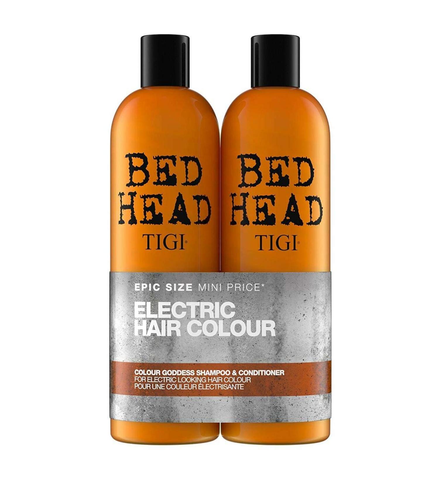 Colour Goddess TIGI Bed Head Hair Care Tween Set - Shampoo & Conditioner 750ml by Re - Buy Online on GoSupps.com