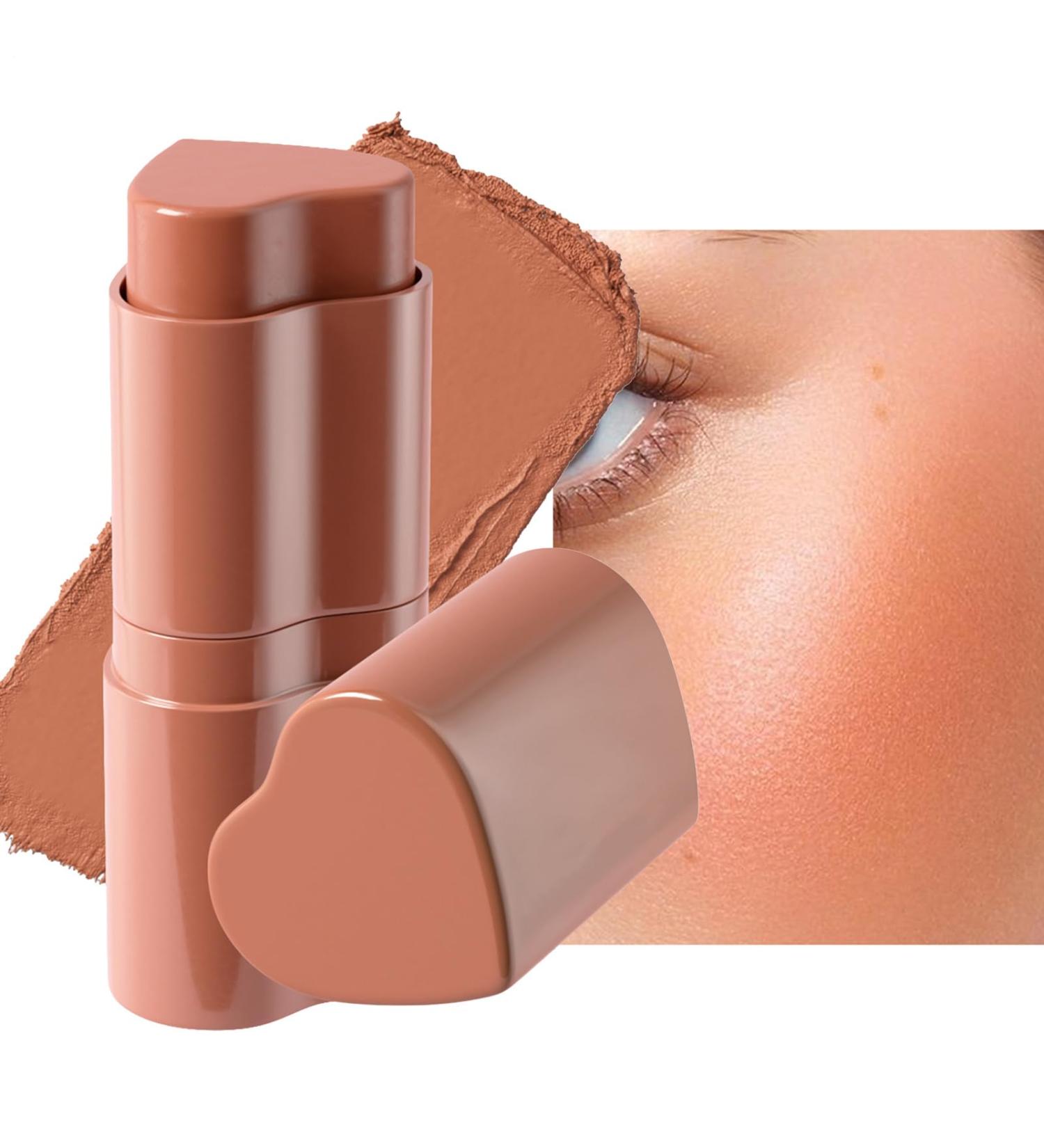 G n rique Cream Blush | Heart-Shaped Cheek Contour High-Pigment 2-in-1 Cream Blush for Women for Girls for Travel for Face Natural Beauty Makeup for Eyes for Lips for - Buy Online on GoSupps.com