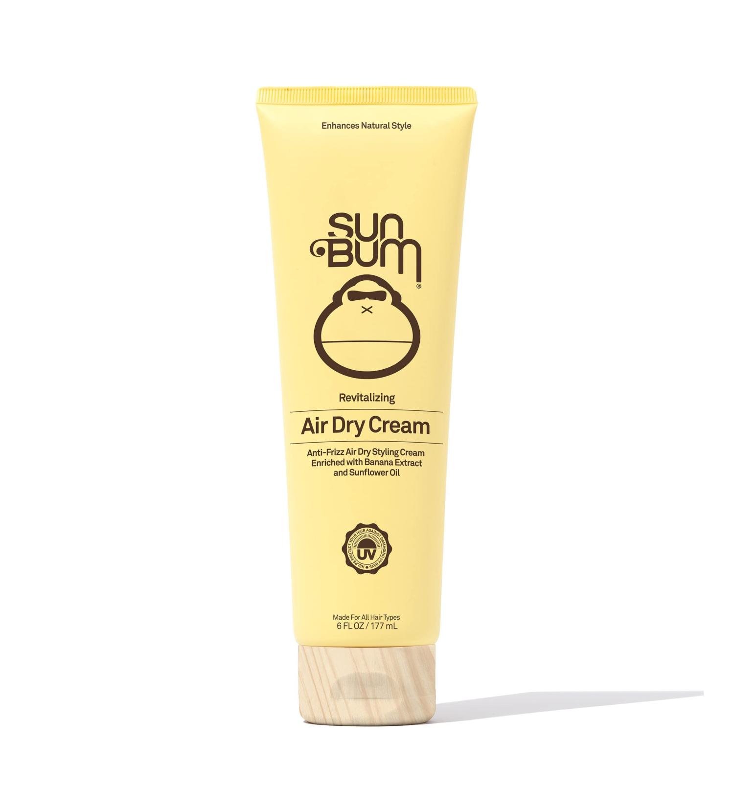 Sun Bum Revitalizing Air Dry Cream - 6 oz | Vegan & Cruelty Free Frizz Control Styling - Buy Online on GoSupps.com