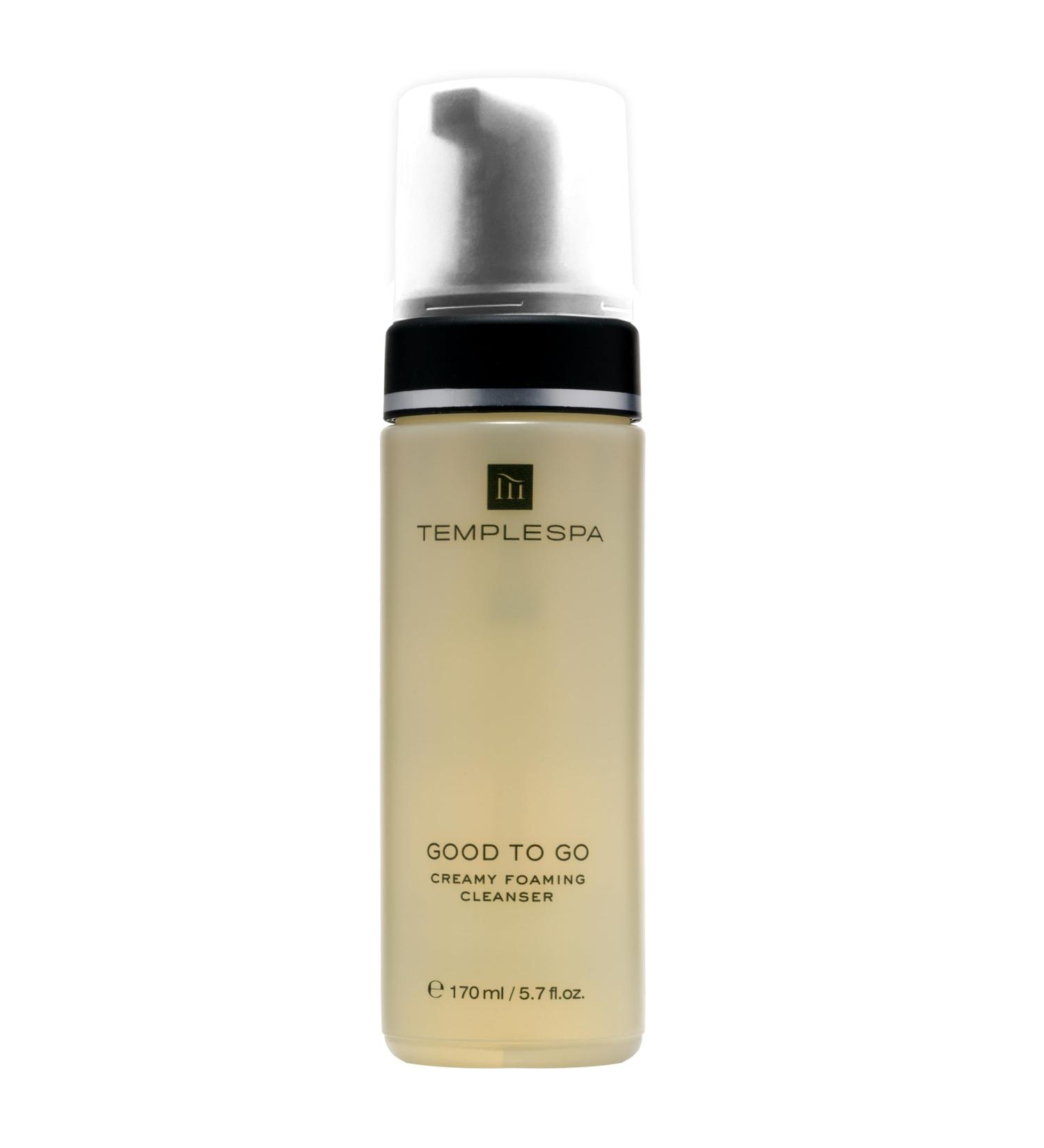 TEMPLESPA Good to Go | Creamy Foaming Face Cleanser for Normal Skin | Lightweight & Cruelty-Free | Natural Ingredients | 5.7 fl.oz - International Shipping - Buy Online on GoSupps.com