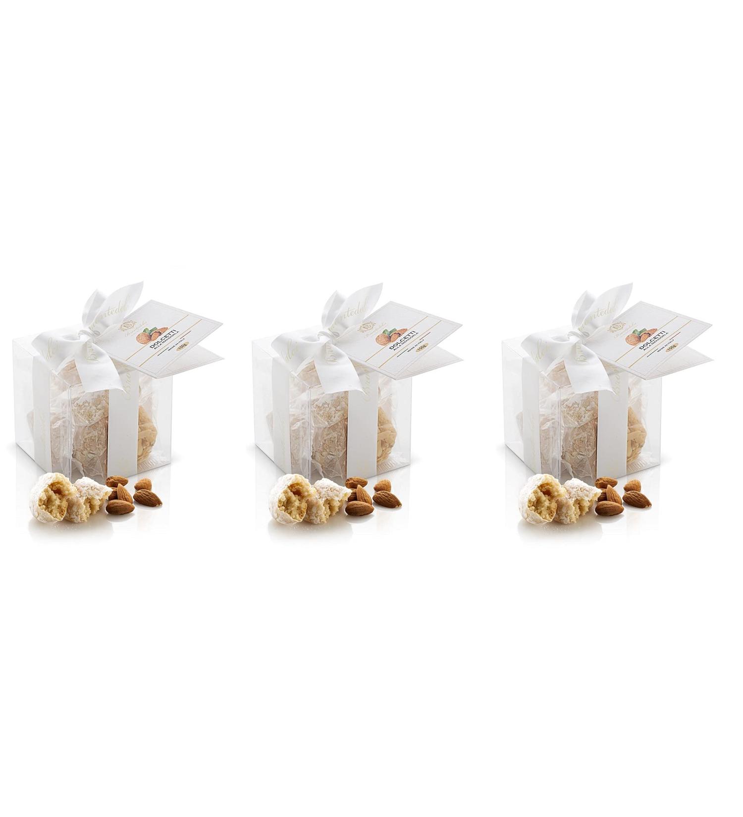 Brontedolci Brontedolci Dolcetti alla Mandorla Christmas Sweets with Almond 150 g Pack of 3