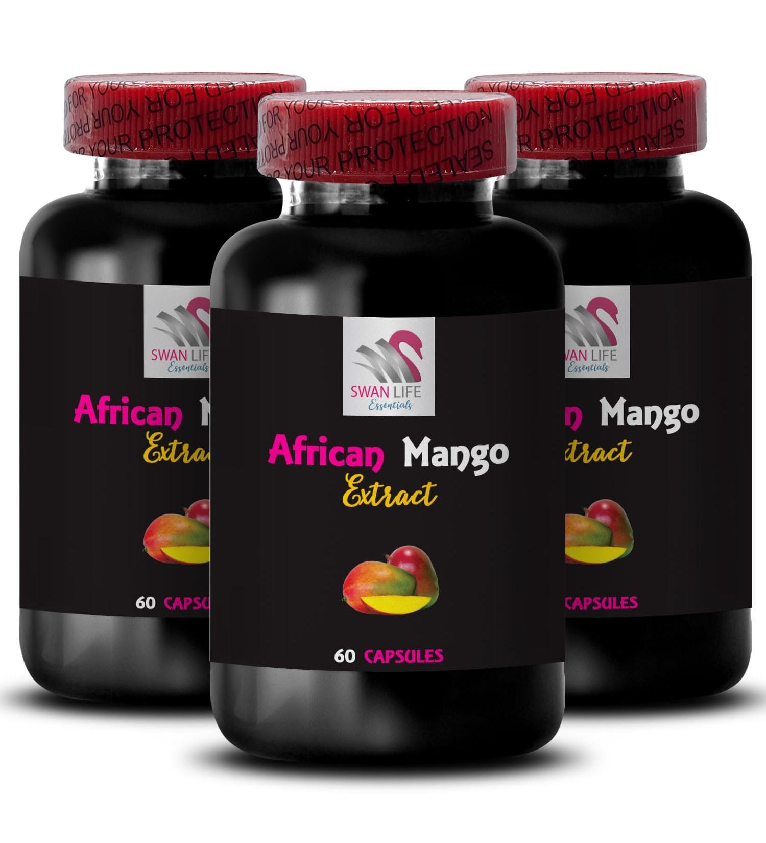African Mango Supplements - Wild African Mango Extract Fruit Powder Irvingia Gabonensis Plant-Based Tradition Balanced Living Support Seed Natural Wellness Support Mango Seed 3Bot - Buy Online on GoSupps.com