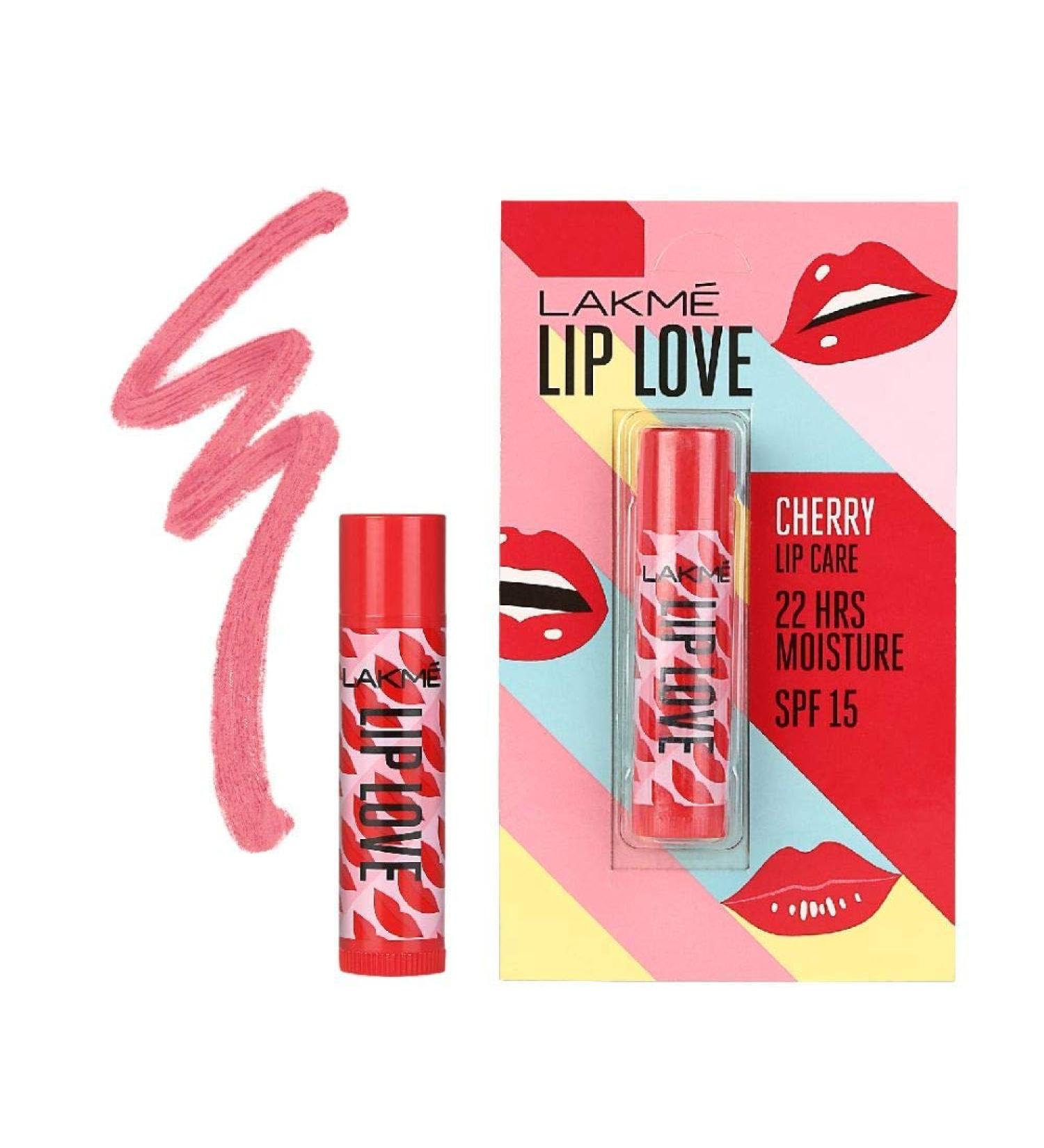 Buy Lip Love Cherry Chapstick | SPF 15 Moisturizing Lip Balm - Soft & Smooth Lips - Buy Online on GoSupps.com