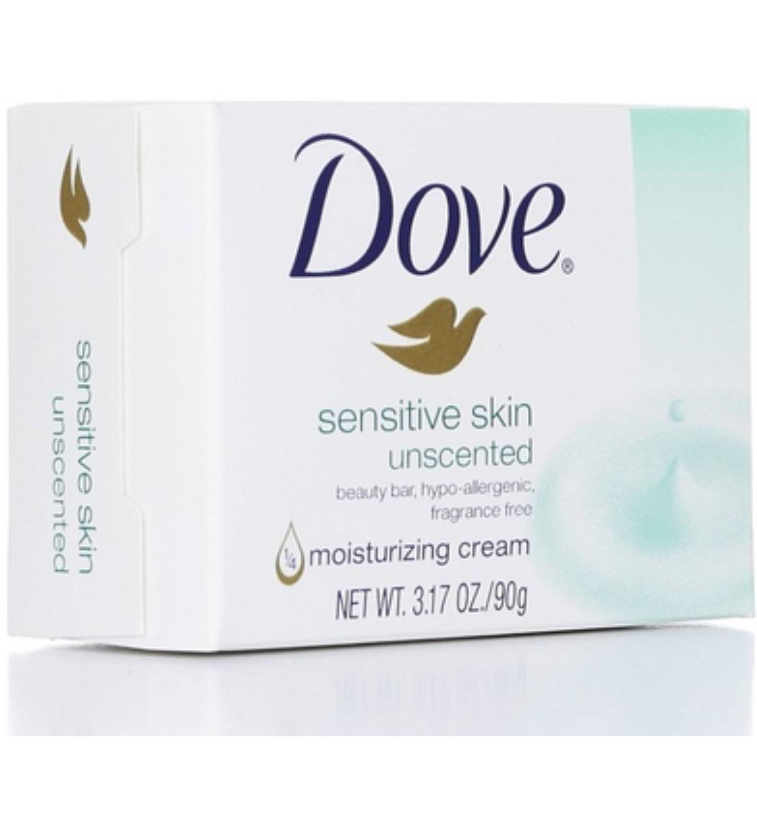 Dove Bar Soap for Sensitive Skin 3.15 oz (Pack of 4)