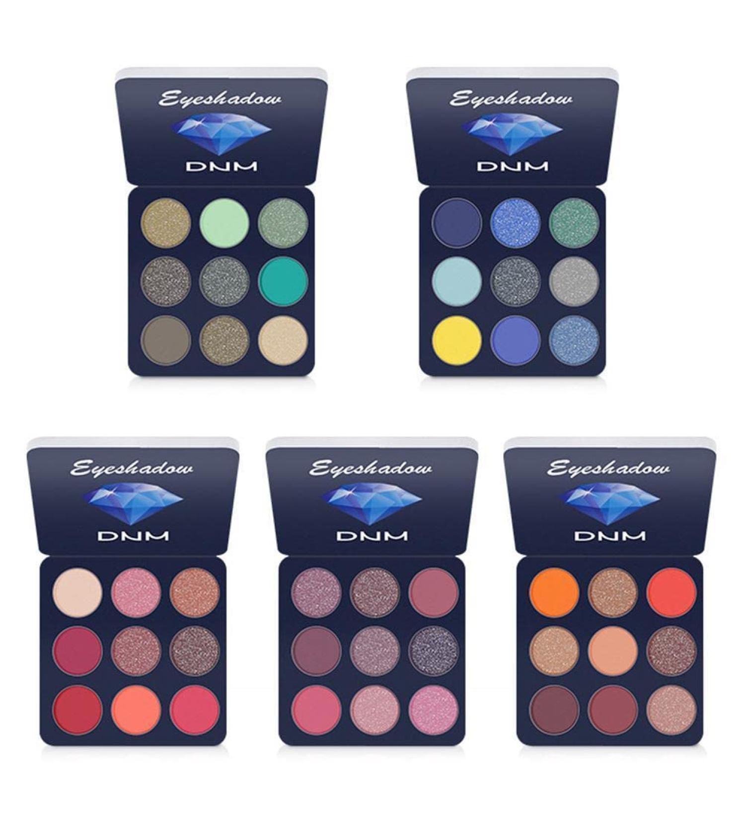 9 Colors Pearlescent Matte Eyeshadow Palette Diamond Glitter Shimmer Sparkle Eye Shadow Powder Palette Waterproof Long Lasting Cosmetic Eye Makeup 01#The Wizard of Oz - Buy Online on GoSupps.com