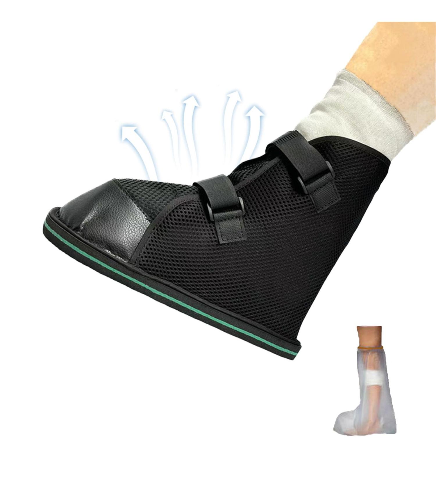 Post Op Shoe for Broken Foot | Adjustable Medical Walking Boots & Fracture Shoes for Foot Injuries | Orthopedic Rehabilitation Cast Shoes in Size S - Summer Collection - Buy Online on GoSupps.com