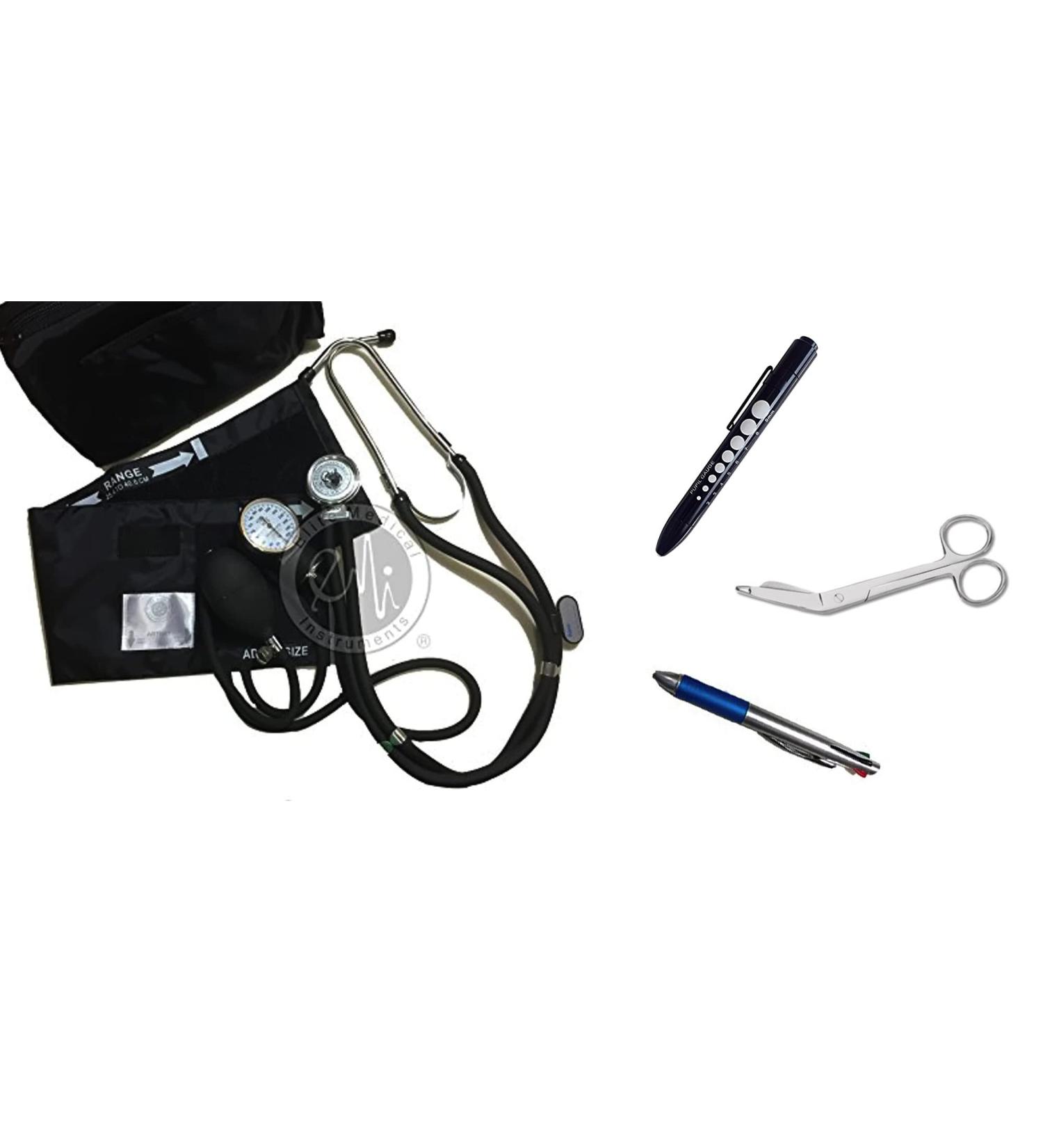 Buy NK442 5-Piece Nurse Kit Set | Sprague Rapport Stethoscope Manual Blood Pressure Monitor & Accessories - International Shipping Available - Buy Online on GoSupps.com