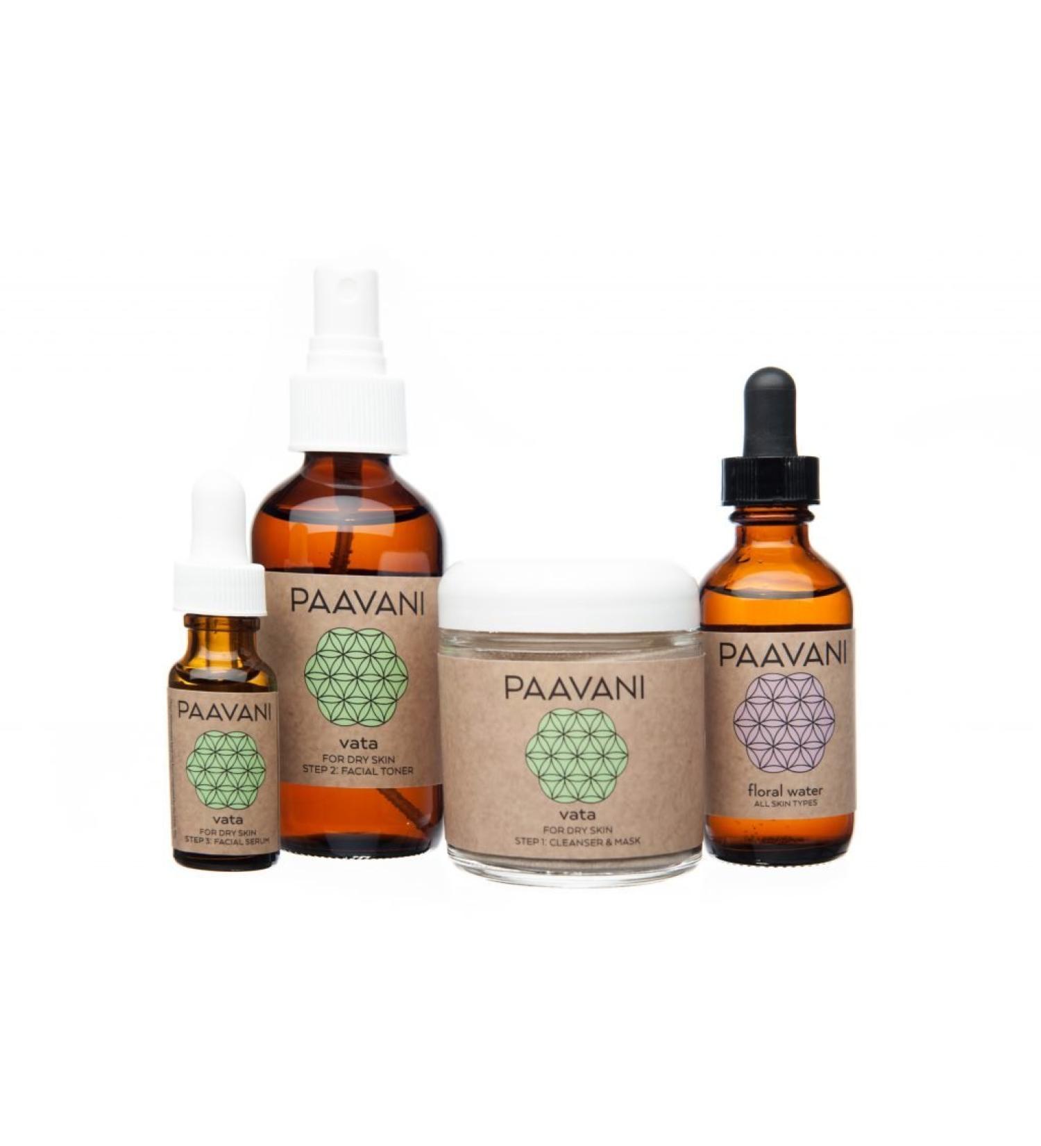 PAAVANI Ayurveda - Vata Dosha - Remedy Dry Skin - Hydrating - Moisturizing - Ritual Set