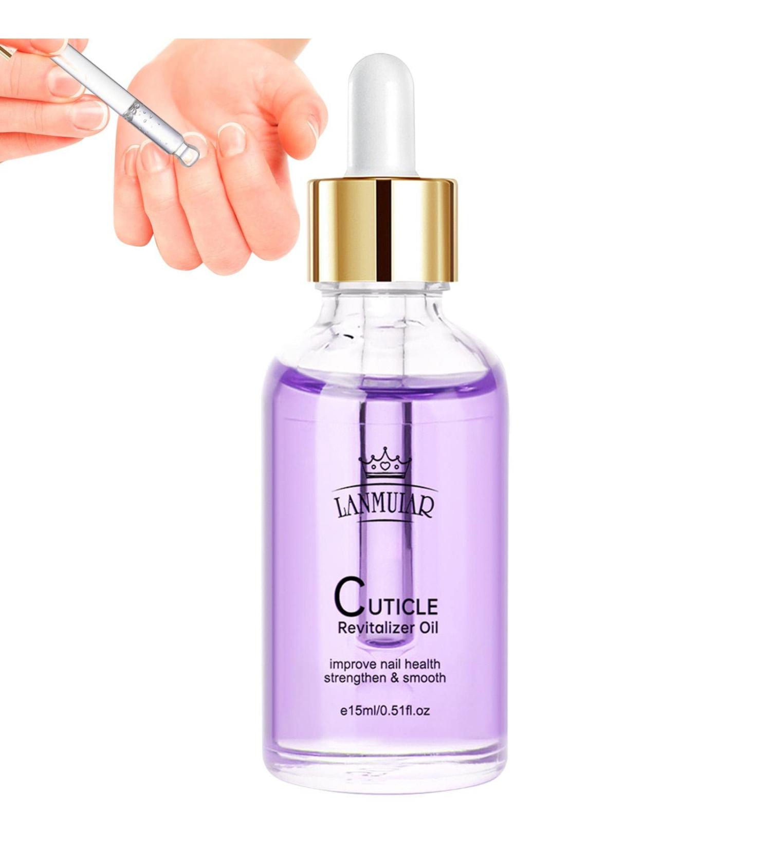  Youngwier Revitalizing Cuticle Oil - 15ml Oil for Thin and Damaged Nails Professional Nail Treatments Liquid Hardener | Dropper Design for Salon Quality at Youngwier - Buy Online on GoSupps.com