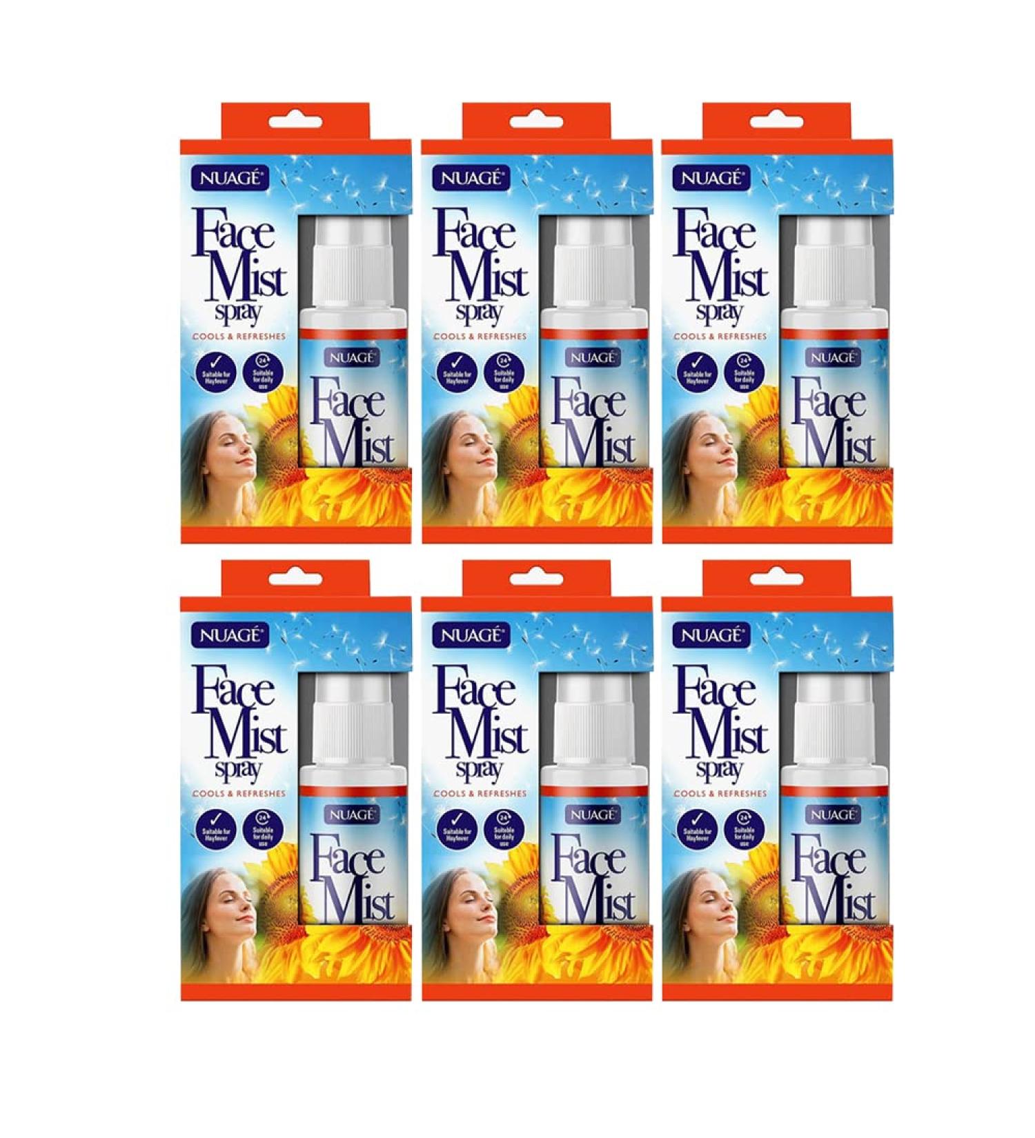 Hayfever Relief Cooling Face Mist Spray- Eye Mask for Cooling- Cool & Fresh Moisture Spray for Eye- Suitable for Daily Use (15ml) (Pack Of 6) - Buy Online on GoSupps.com