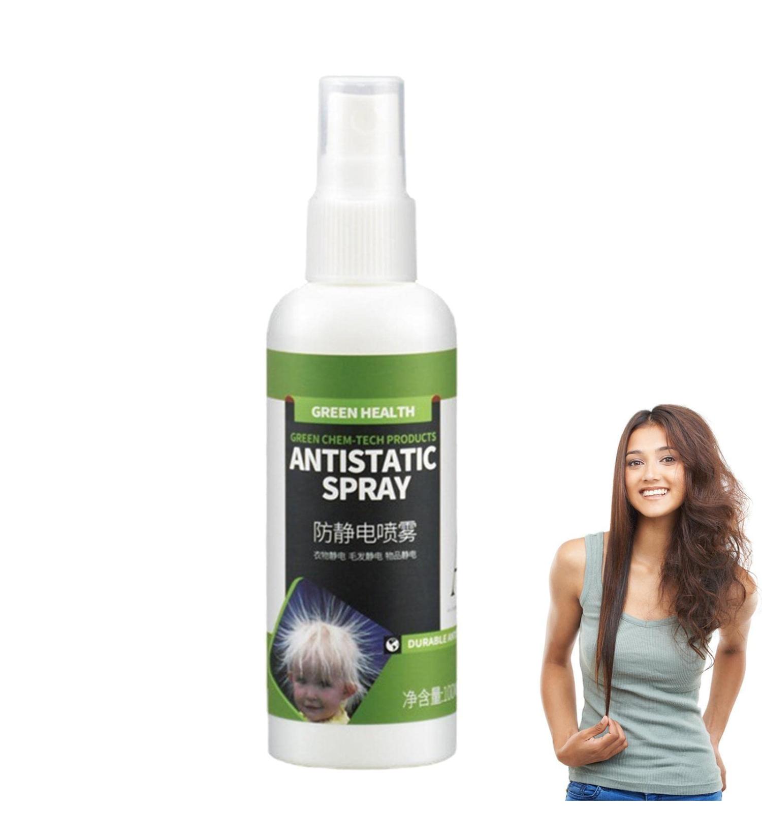 2 Static Spray for Clothes - Static Guard Travel Size | Crimping Release Spray Natural Static Cling Remover Antistatic Spray for Clothes Furniture and 2 Pcs Single Attribute - Buy Online on GoSupps.com