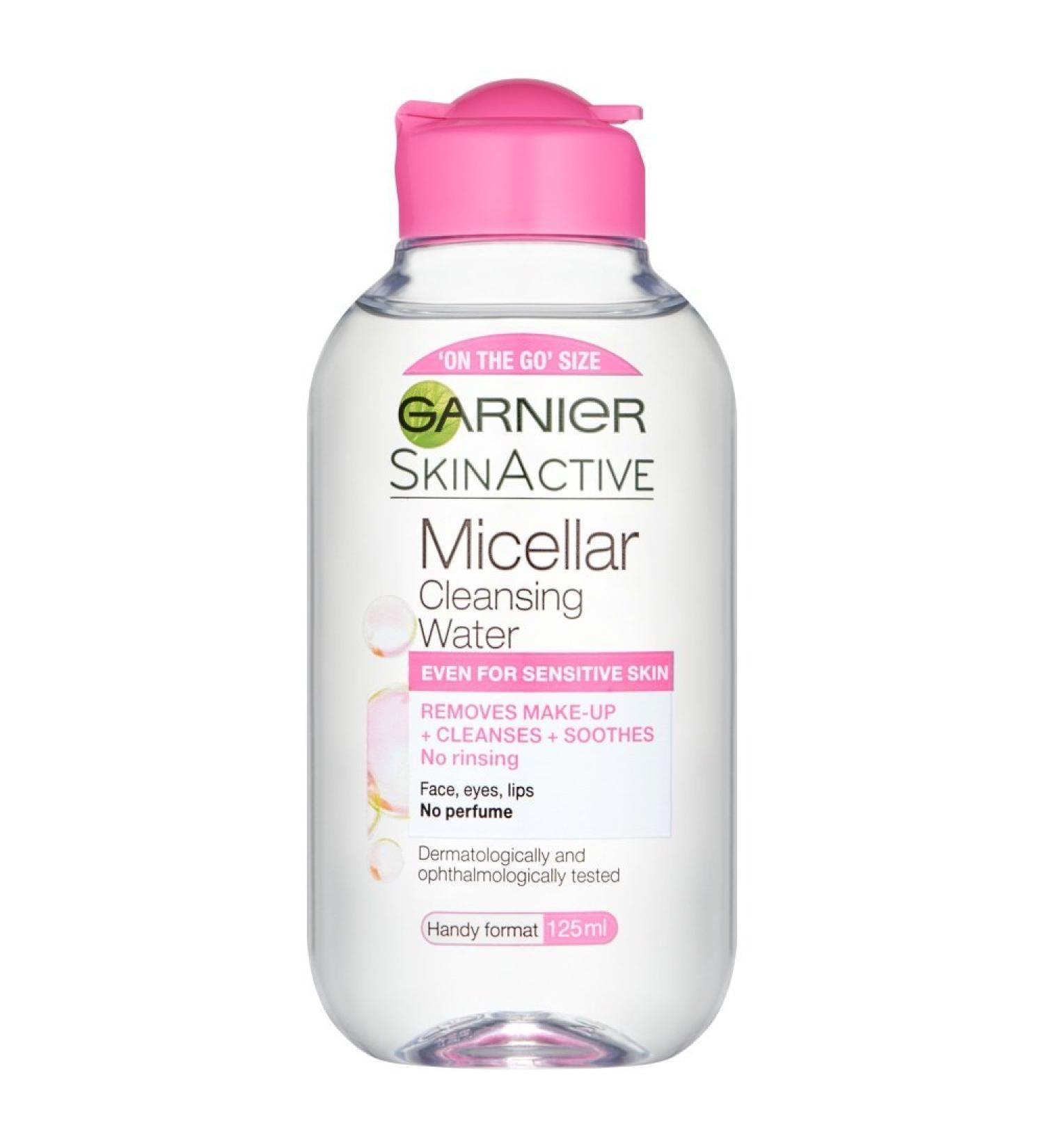 Garnier Peau Naturals Micellar Water Makeup Remover 125ml - Gentle Cleansing for All Skin Types | International Shipping Available - Buy Online on GoSupps.com