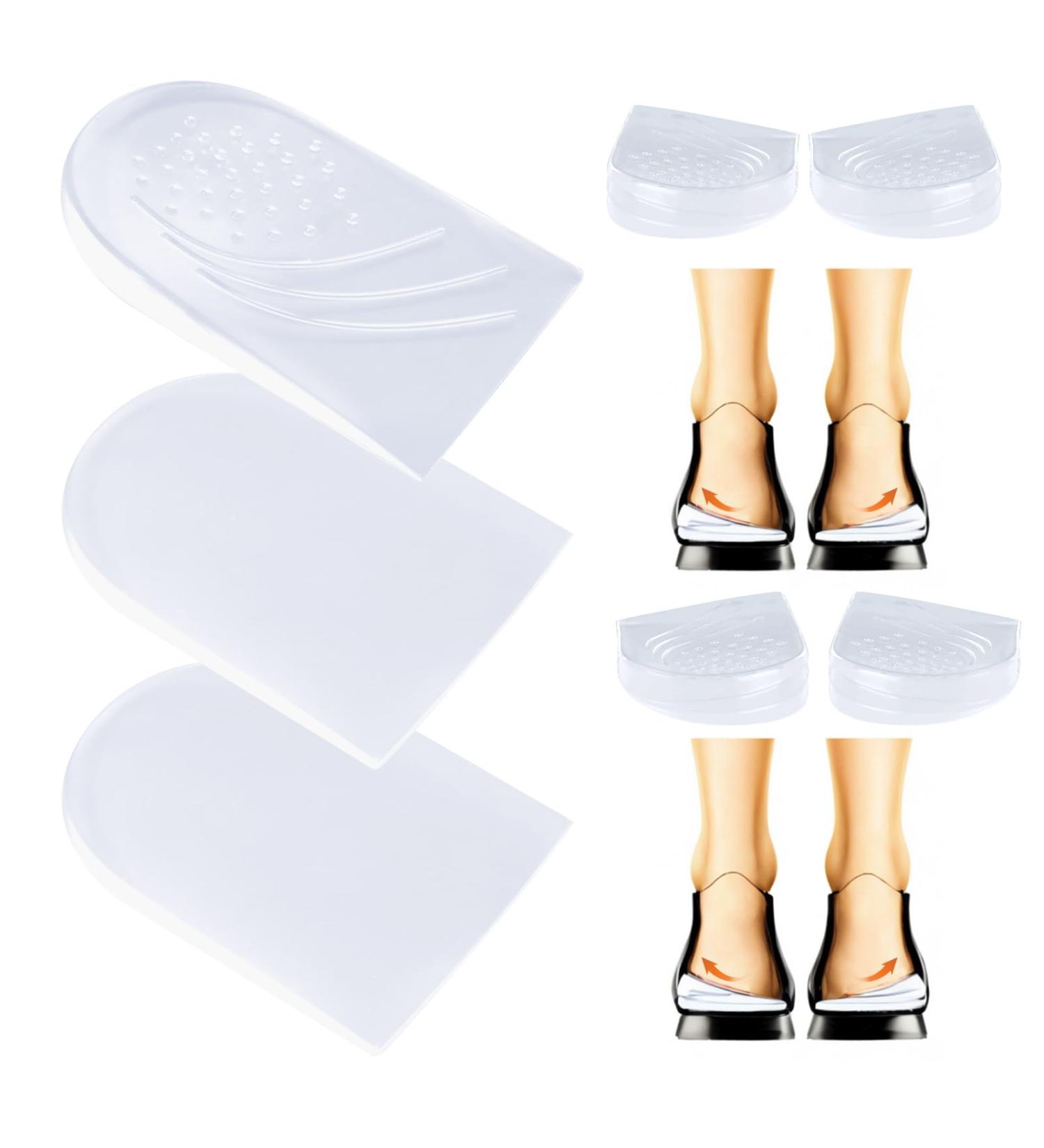 3-Layer Adjustable Heel Wedge Inserts for Over Supination | Pronation Correction Insoles for Bow Legs & Foot Alignment - Size S (W 4-7.5) M (6-7 - Buy Online on GoSupps.com