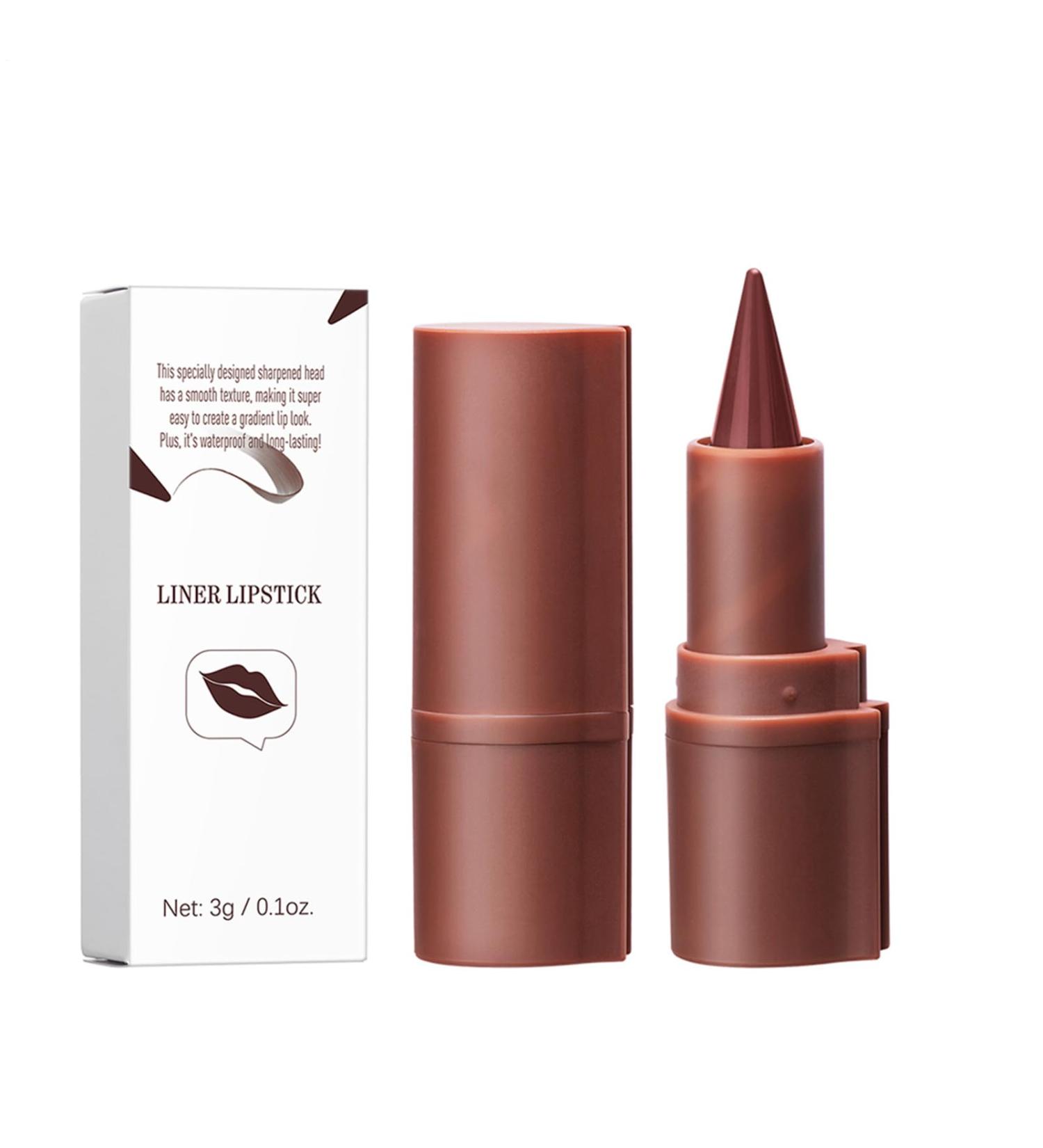 Lip Pencil | Smudge-proof and Waterproof Lip Plumping Effect - For Business Travel Office Meetings Casual Gatherings and - Buy Online on GoSupps.com