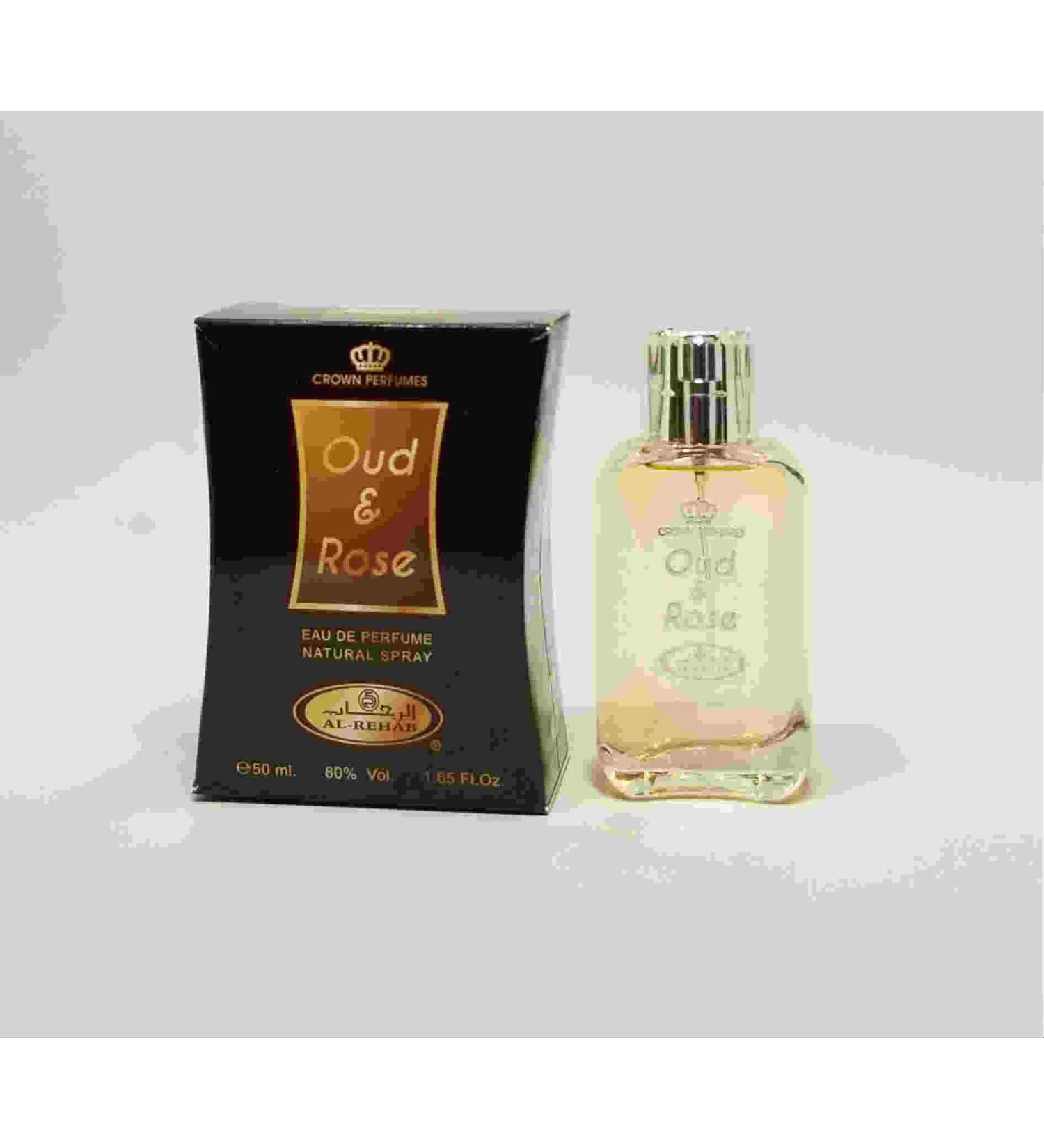 Oud & Rose - Al-Rehab Eau De Perfume Natural Spray (50 ml/1.65 fl. oz)- 12 pack