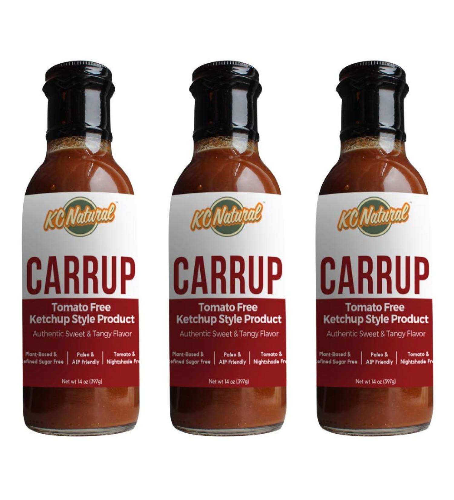 KC Natural Carrup No Tomato Ketchup - Paleo AIP Friendly - 14oz (Pack of 3) - Buy Online on GoSupps.com