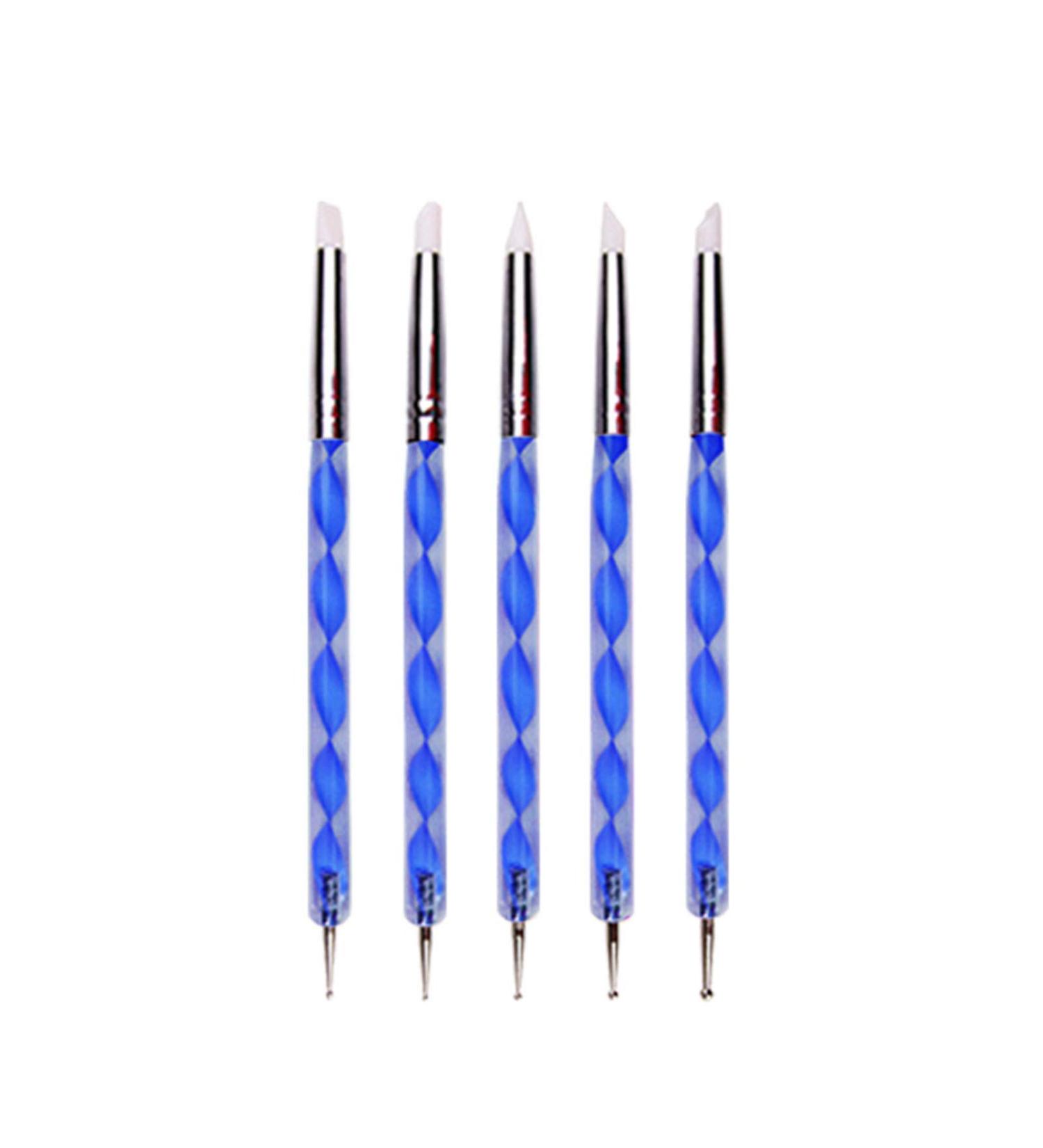 5 Piece Double Sided Nail Dots Set - Perfect for Professional & Home Use | International Shipping Available - Buy Online on GoSupps.com