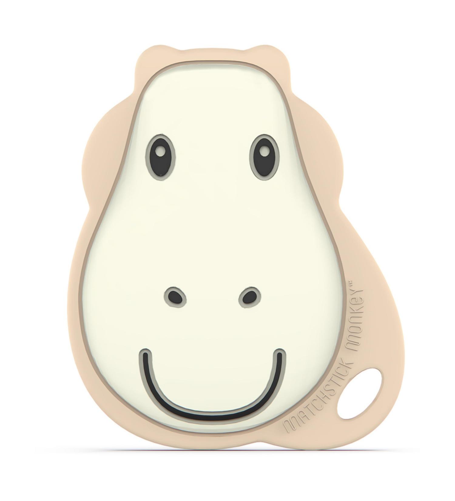 Matchstick Monkey GIGI Giraffe Flat Face Teether - Antimicrobial Silicone BPA-Free Dental Aid for 3 Months+ - Orange Bite Ring - Buy Online on GoSupps.com