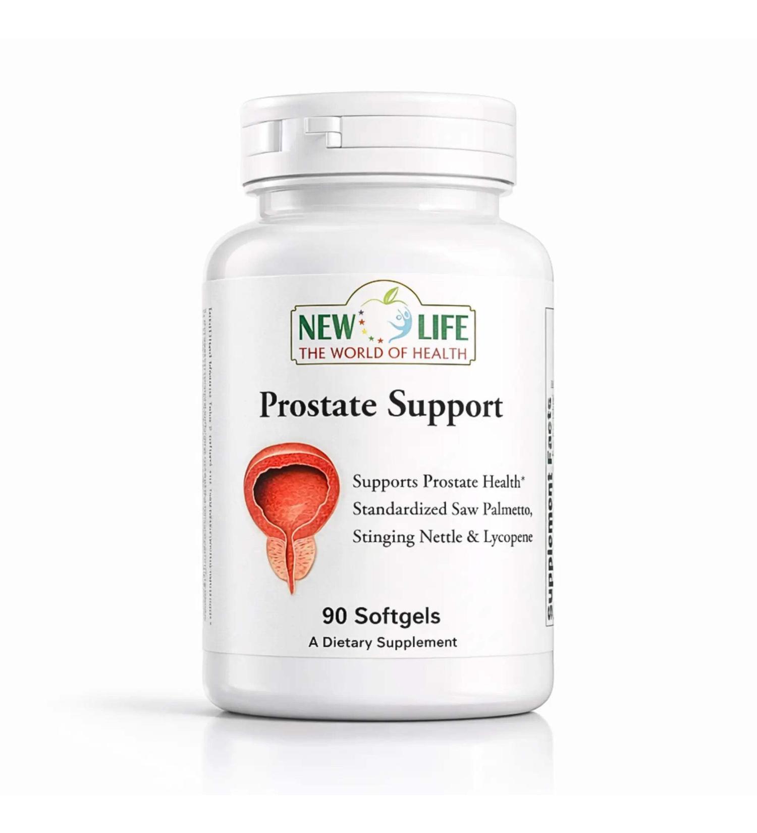 New Life Prostate Support Prostate Health Saw Palmetto 90 Softgels 90 Capsules - Buy Online on GoSupps.com