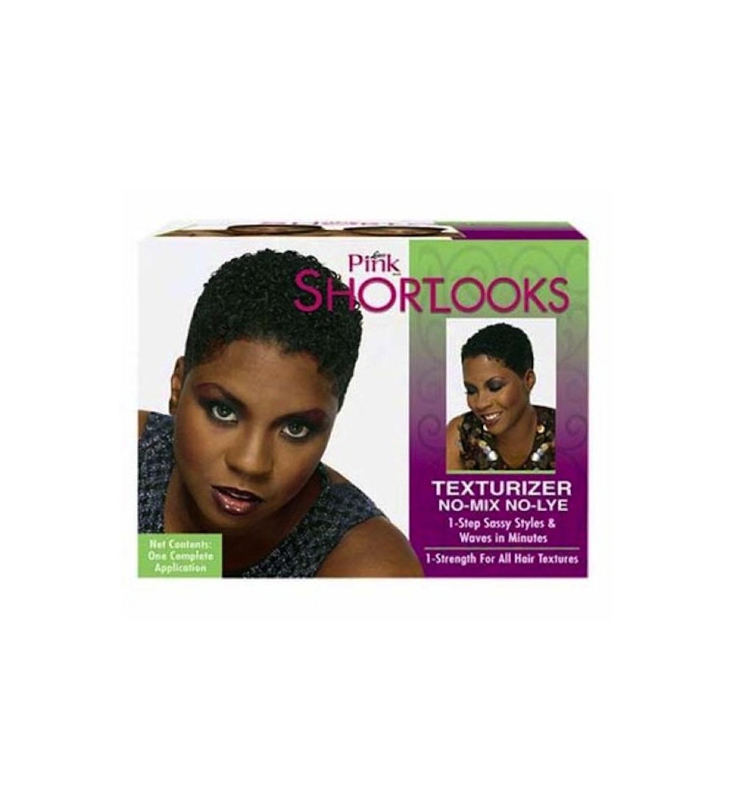 Luster's Pink Short Looks No-Lye Texturizer Kit 1 - Easy Texturizing for Short Hair - Buy Online on GoSupps.com