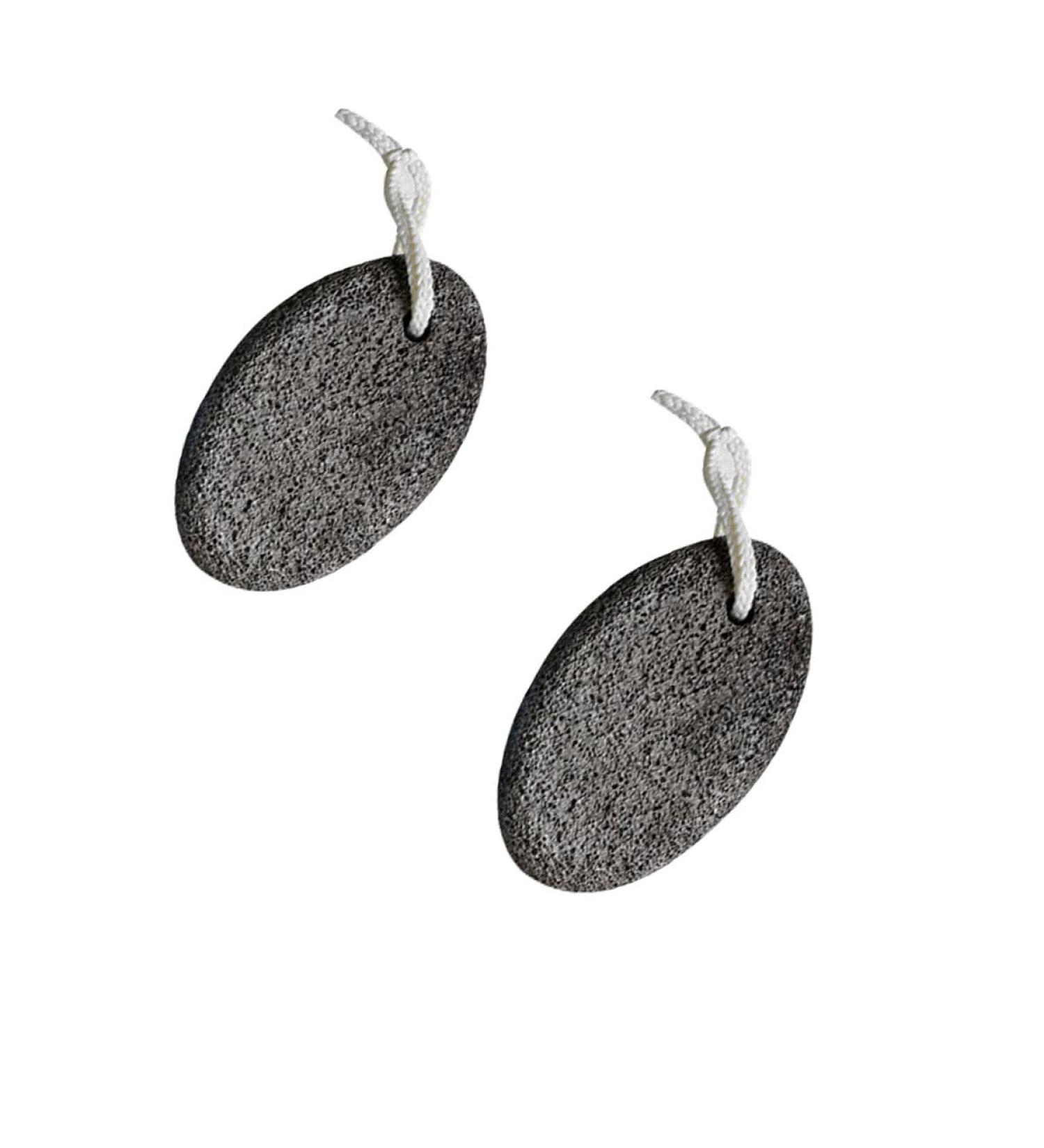 Natural Foot Pumice Hard Skin Remover for feet - Foot Scrub for Removing Dead Skin - Natural Foot File and Stratum corneum Remover for Removing Skin Keratin(Black) (2 Goose Shaped Stones) - Buy Online on GoSupps.com