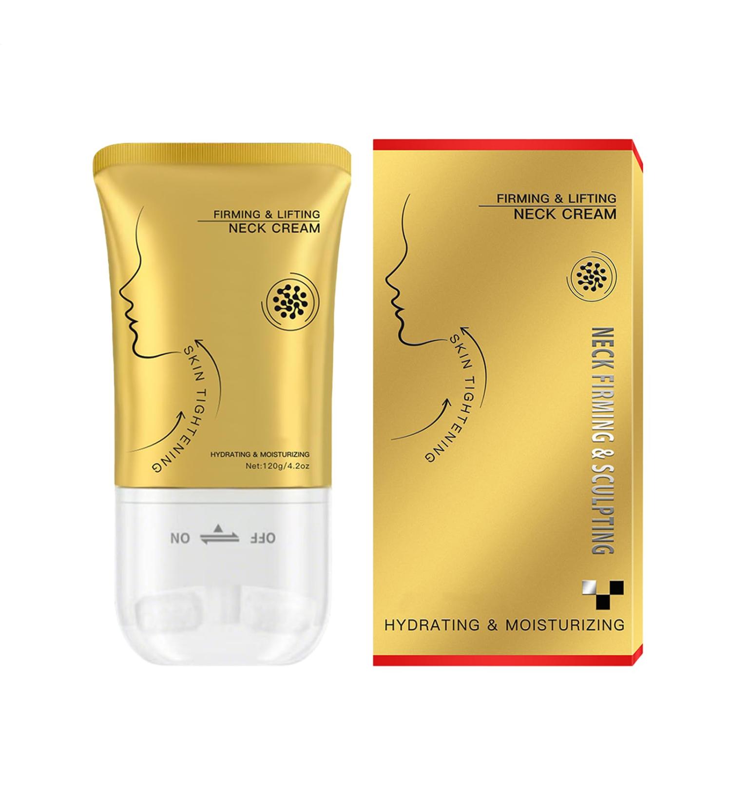  Generisch Women's Lifting Neck Cream - 120g - Moisturizing Cream for Teenagers - With Massage Roller for Travel Home Hotel Dorm Family and Friends - Buy Online on GoSupps.com
