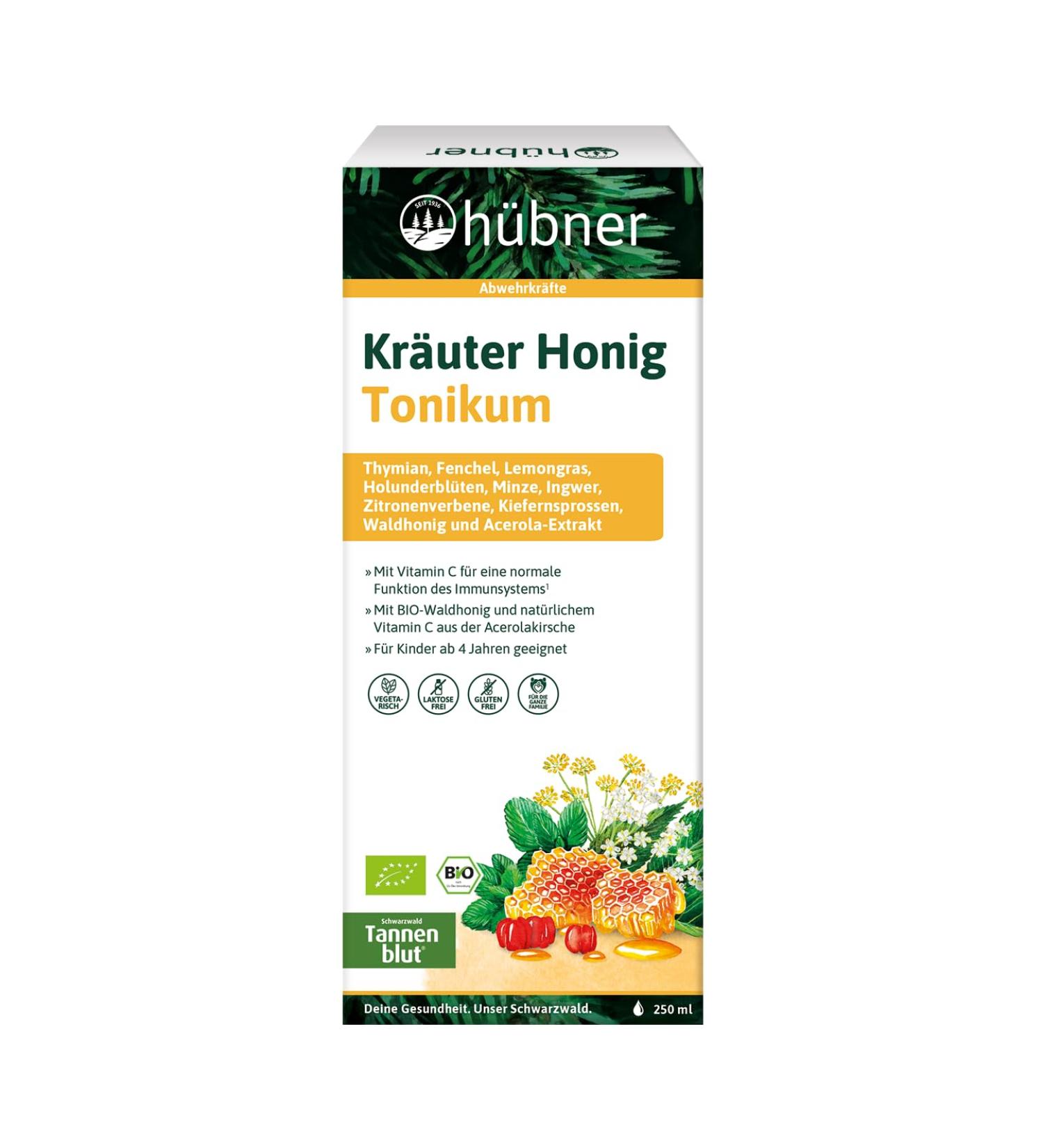 H bner - Tannenblut - Organic Herbal Tonic - 250 ml - Buy Online on GoSupps.com