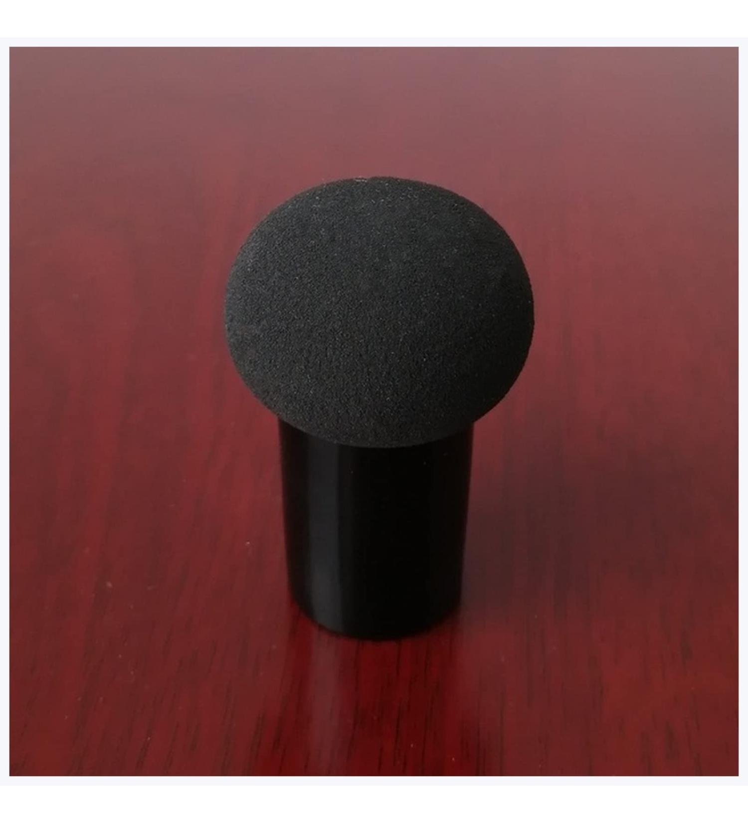 Makeup Sponge Non-latex Makeup Sponge Mushroom Head Powder Liquid Foundation Puff Dry & Wet Multi- function Cosmetic Tool Tamp Storage Box Makeup Sponge Holder(Black no cap) - Buy Online on GoSupps.com
