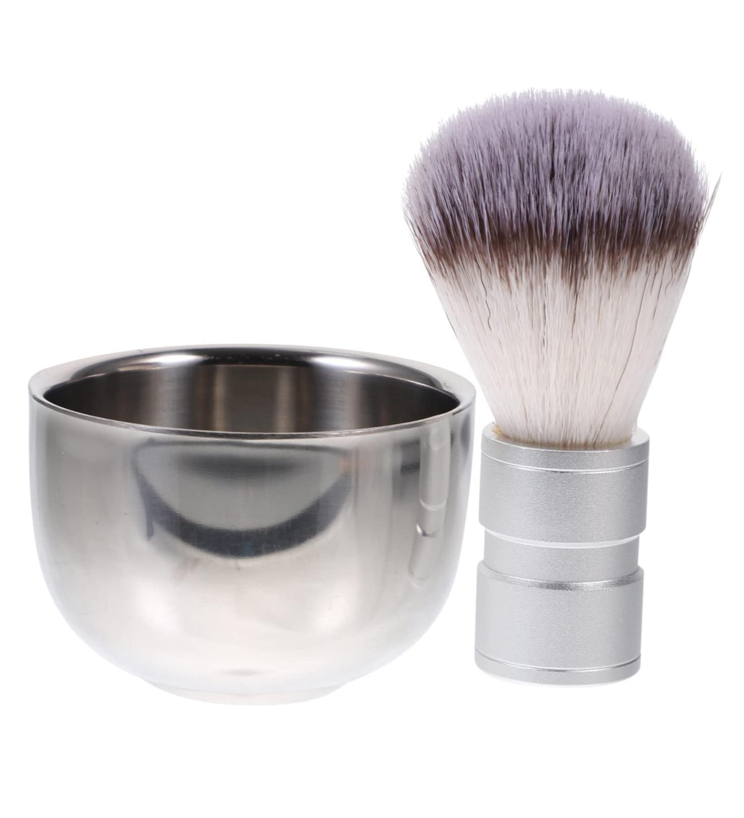 Fomiyes Double Layer Shaving Cup & Brush Set - Thermal Insulated Men's Shaving Tool for Smooth Grooming - Perfect for Travel - Buy Online on GoSupps.com