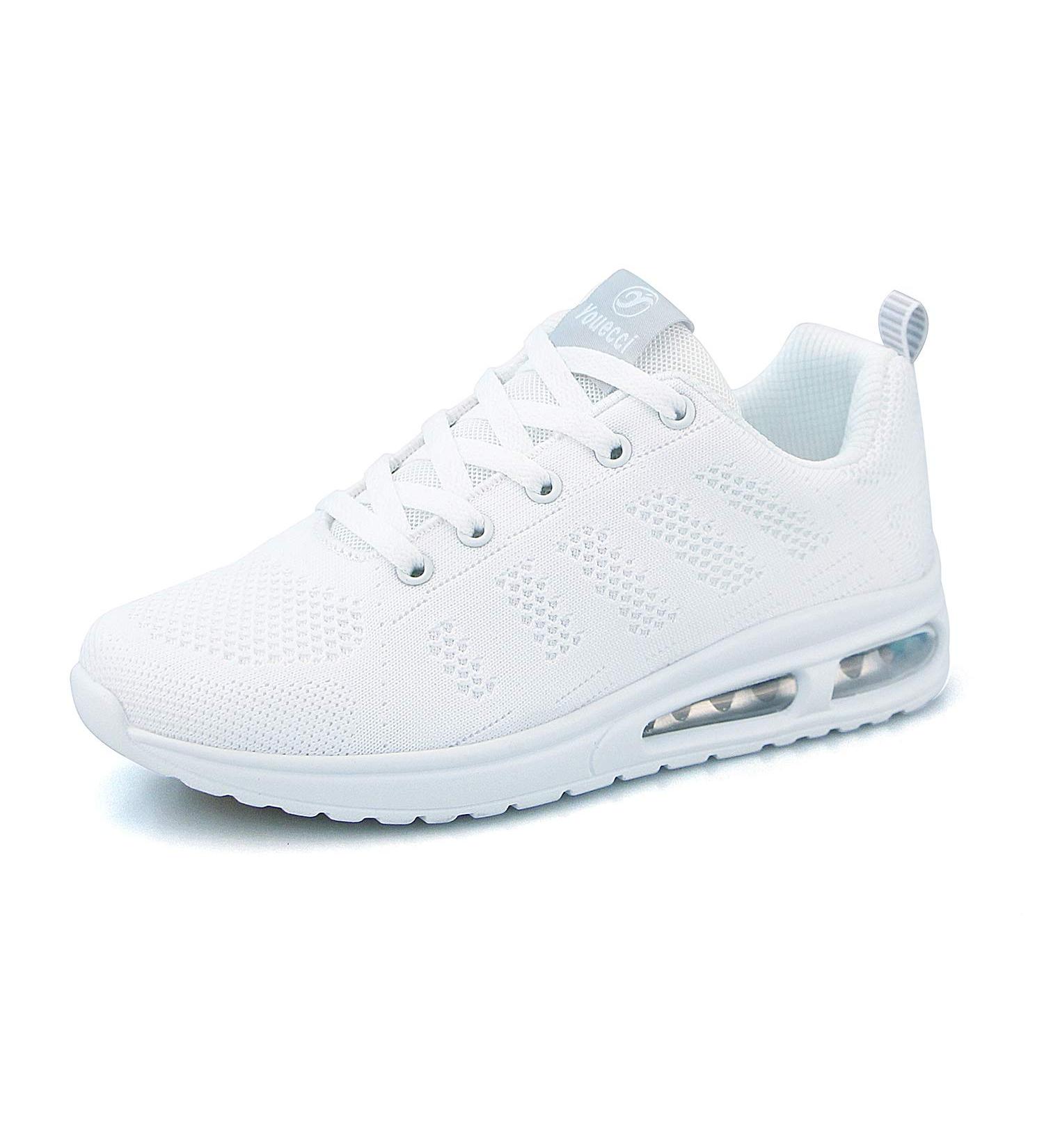 ANBIWANGLUO Women's Sporty Sneakers - Breathable Lace-Up Running & Outdoor Cross Trainers for Jogging - Buy Online on GoSupps.com